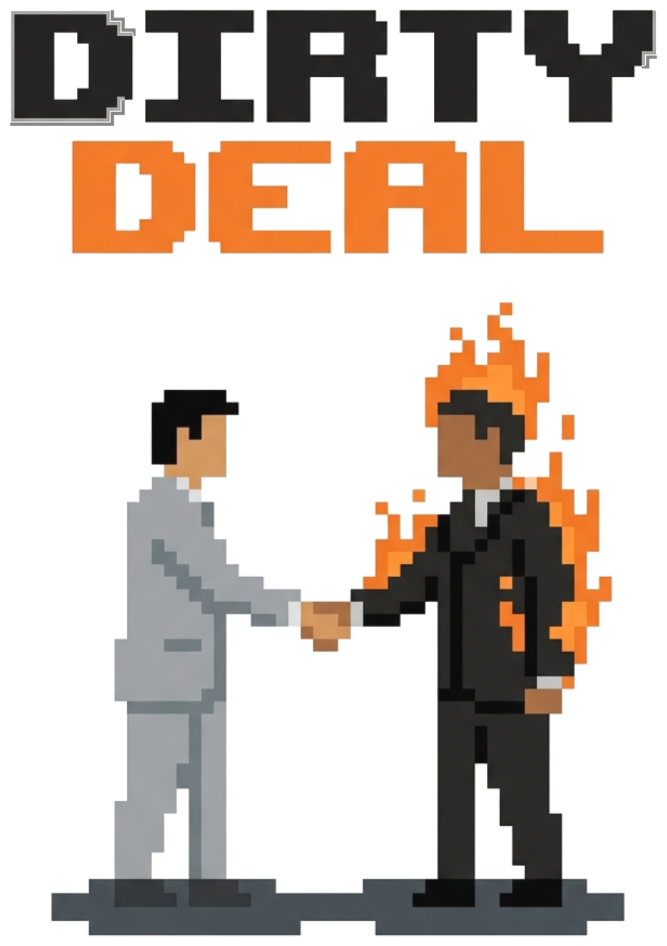 Áo Phông Dài Tay Dirty Deal Pixel Art Streetwear Cotton Co Giãn 4 Chiều Form Rộng Unisex - 071026-10-54-HEI
