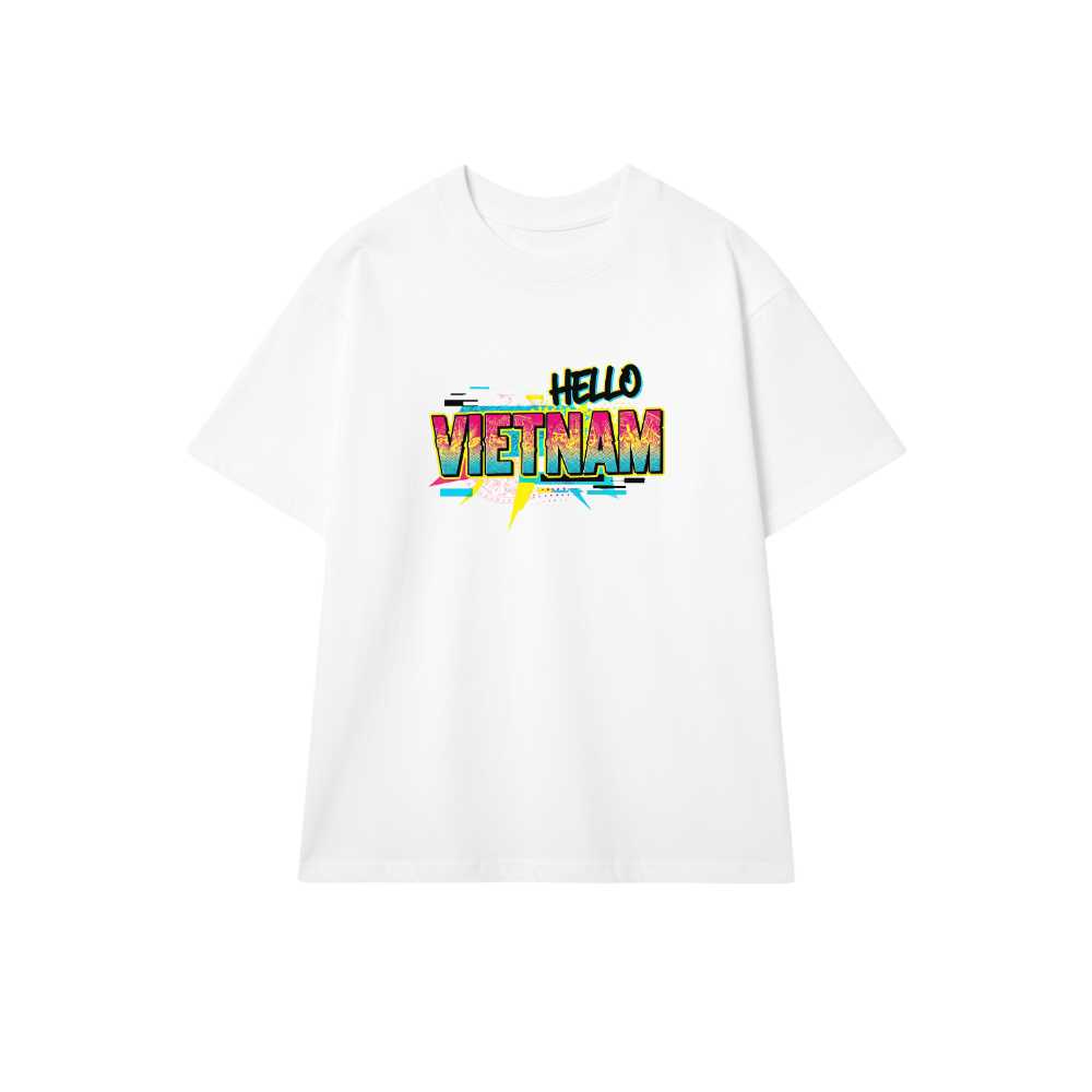 Áo Thun Trắng Streetwear Y2K Slogan Design Việt Nam - 080426-15-05-BBT