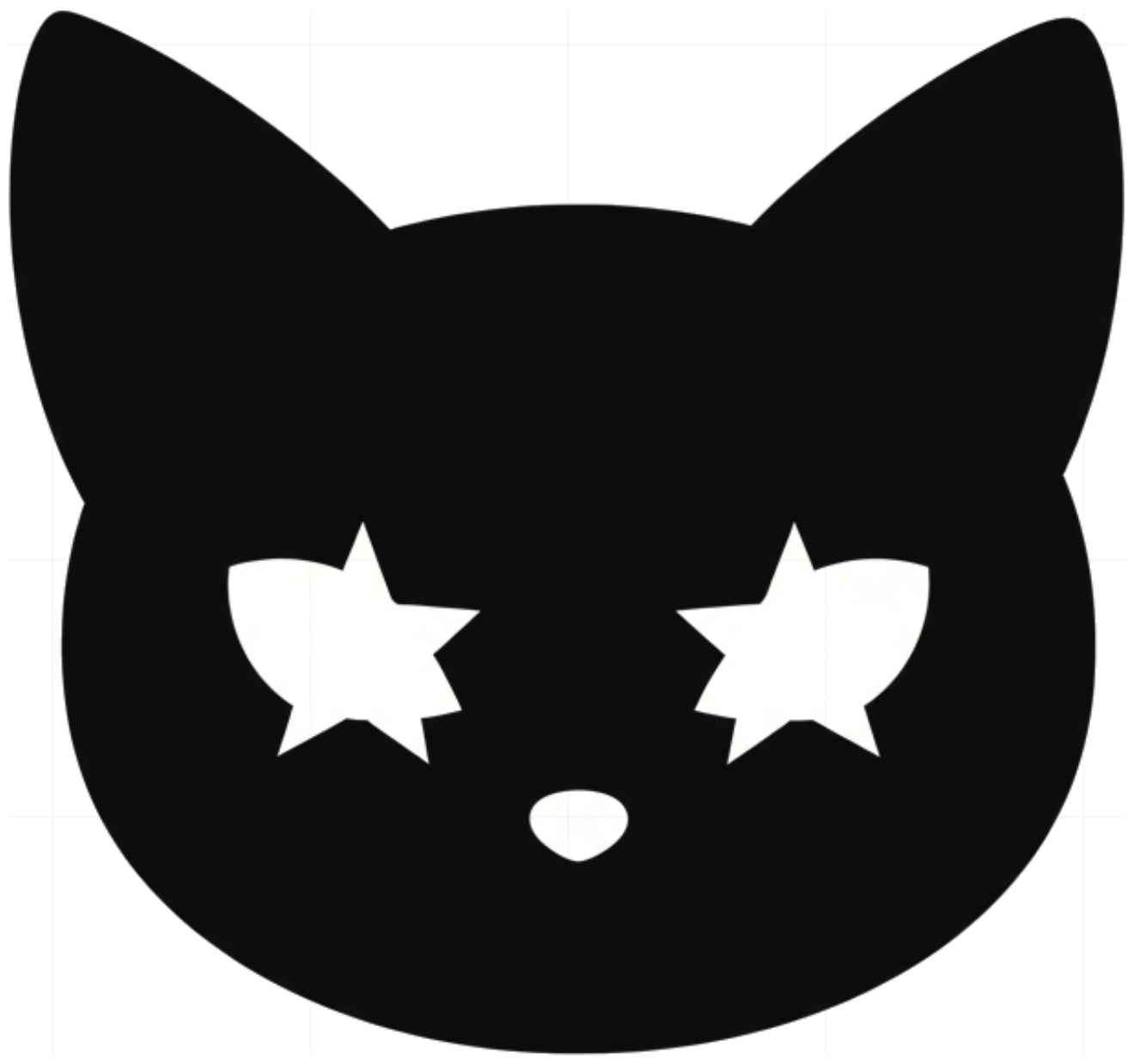 Áo Thun Trắng In Hình Mèo Star Eyes Streetwear Unisex Cotton - 080626-14-39-HNV