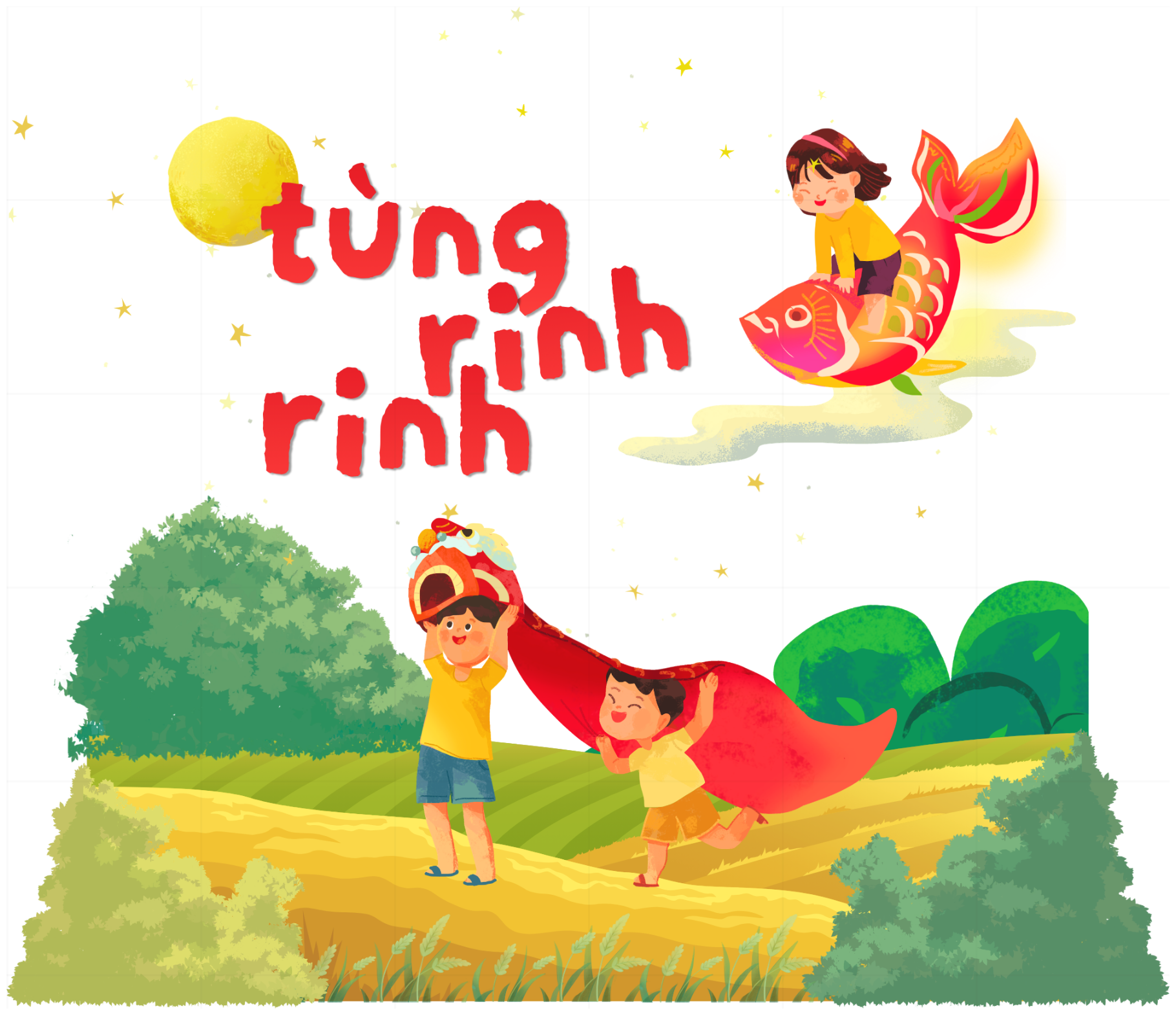 Áo thun trẻ em VNXK HAMCHOI Trắng cotton thoáng mát Artistic Design Tee - 080926-13-40-TYW