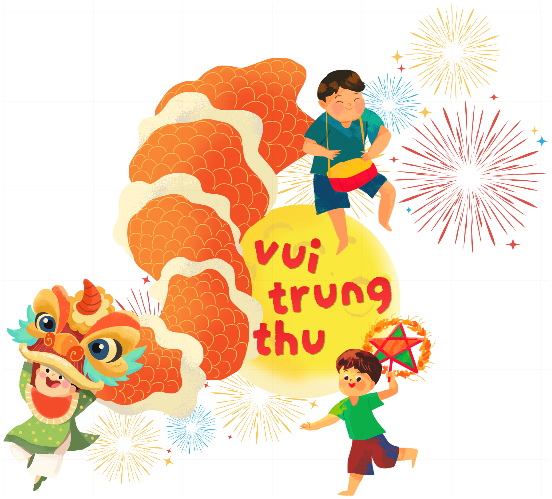 Áo thun trẻ em VNXK HAMCHOI Trắng phom thoải mái Artistic Design Tee - 080926-13-44-FQZ