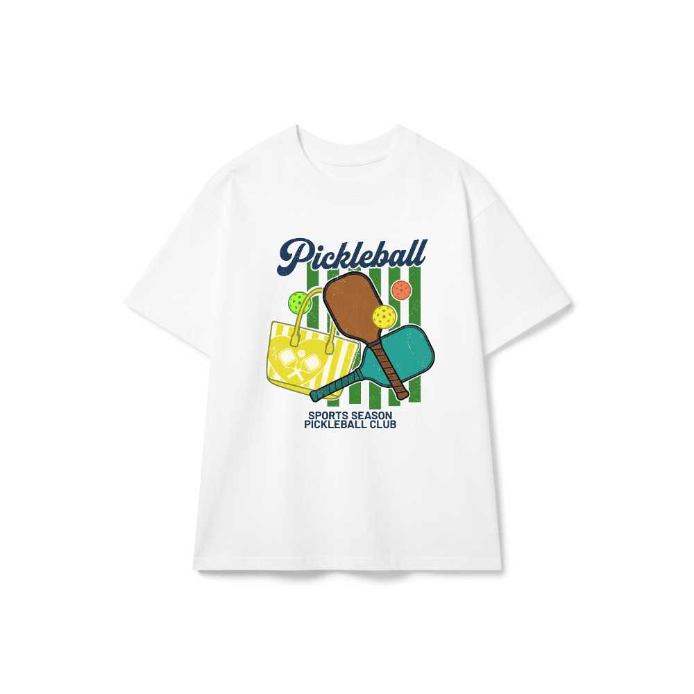 Áo Thun Pickleball Vintage 80s Sports Form Rộng Cotton Cao Cấp Thời Trang Unisex - 081026-16-22-OID