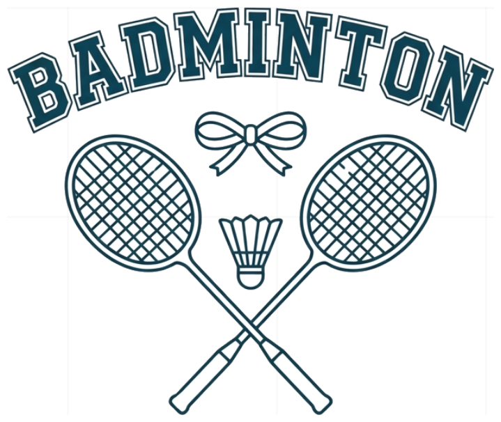 Áo thun tay ngắn unisex VNXK HAMCHOI Trắng phom rộng oversize năng động Vintage Badminton Sports Tee - 090726-14-41-AYG