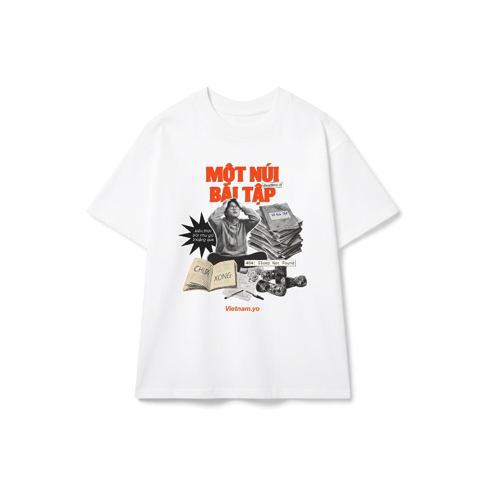 Áo Thun Unisex Vietnam.yo Design Một Núi Bài Tập - 090726-16-59-VCI