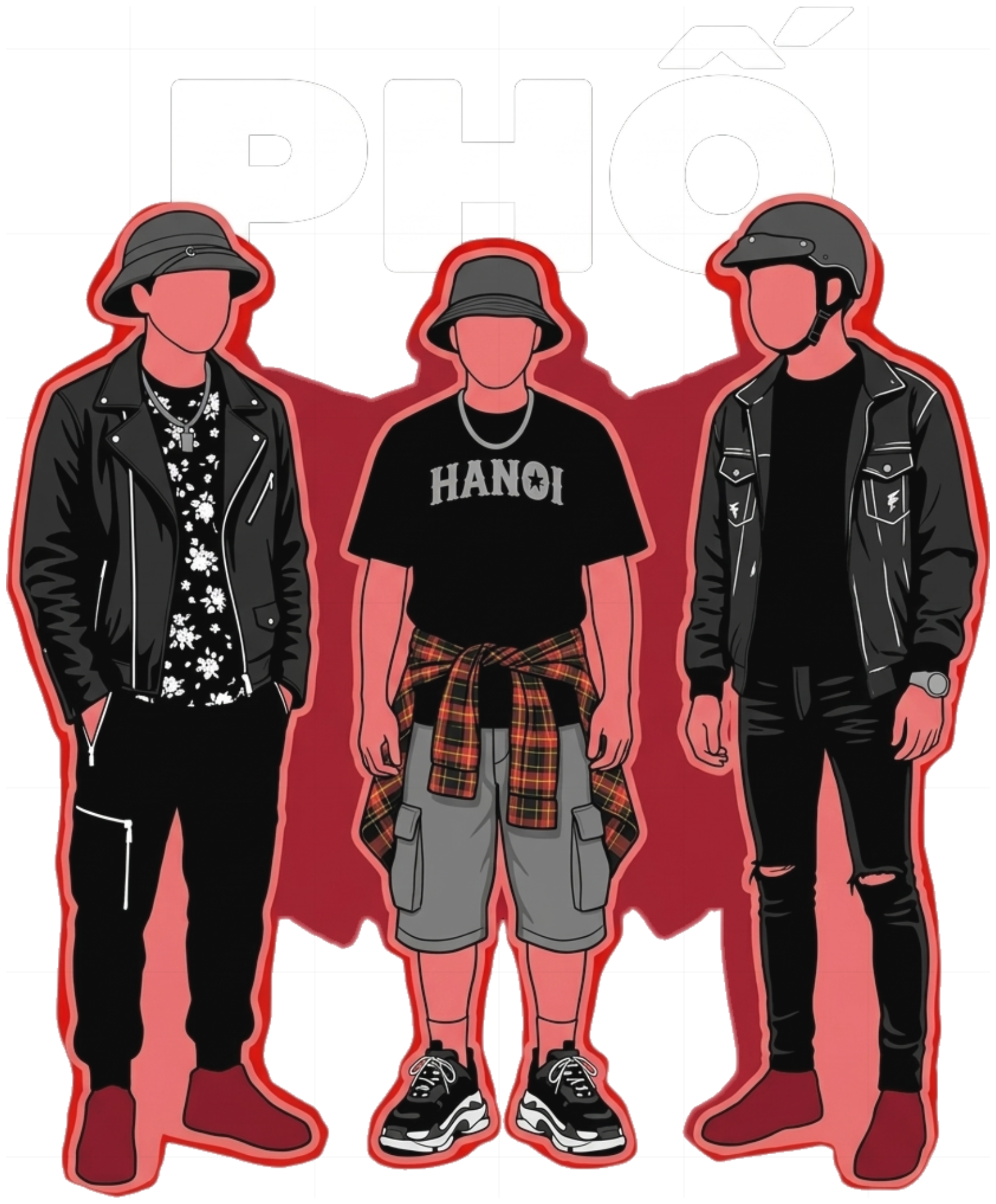 Áo Wash Boxy Graphic PHỔ HANOI Urban Streetwear Unisex vietnam.yo 090926-14-54-IDQ