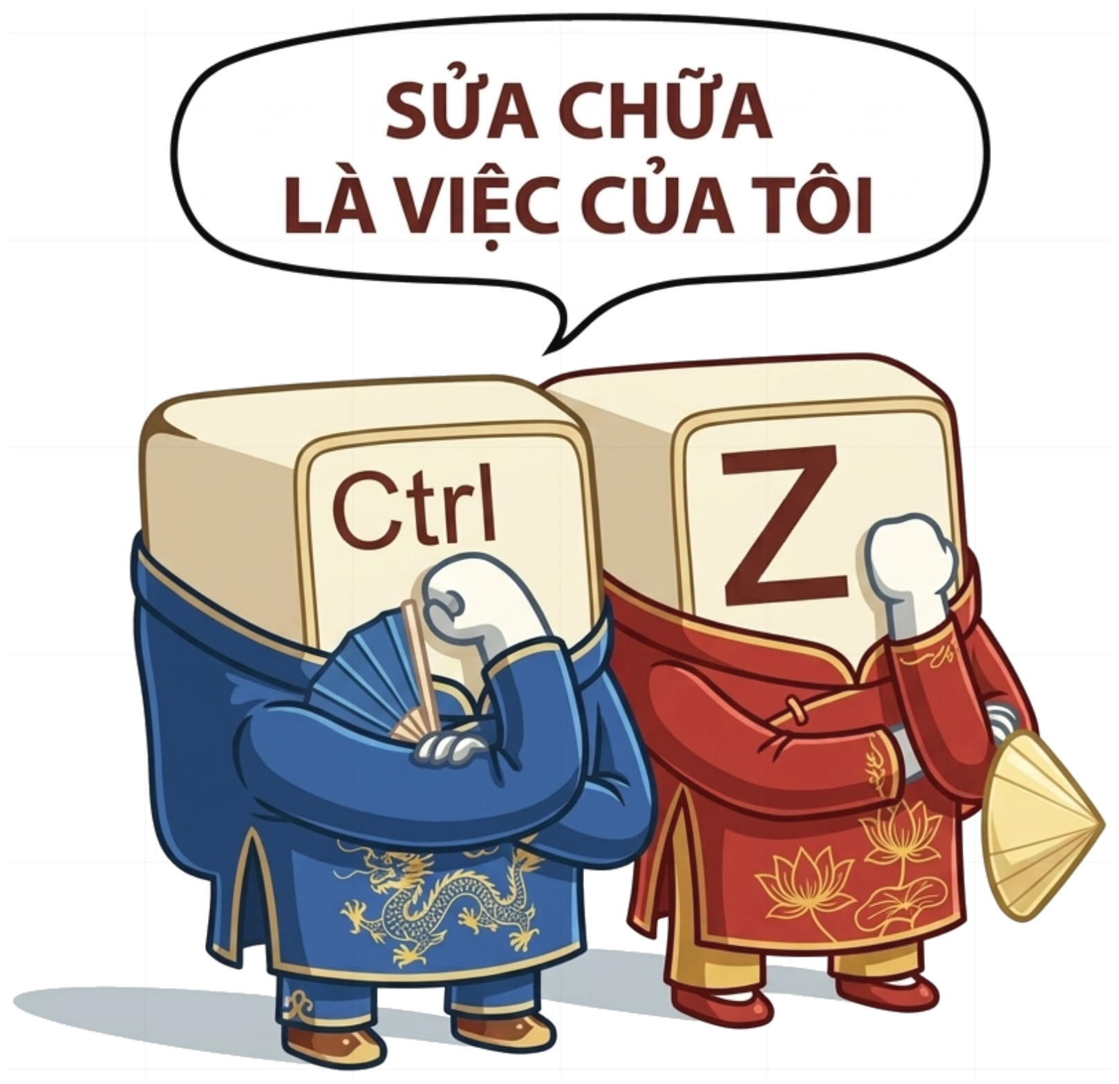Áo Thun Ctrl Z Sửa Chữa Là Việc Của Tôi Unisex Form Rộng vietnam.yo - 090926-16-00-GMG