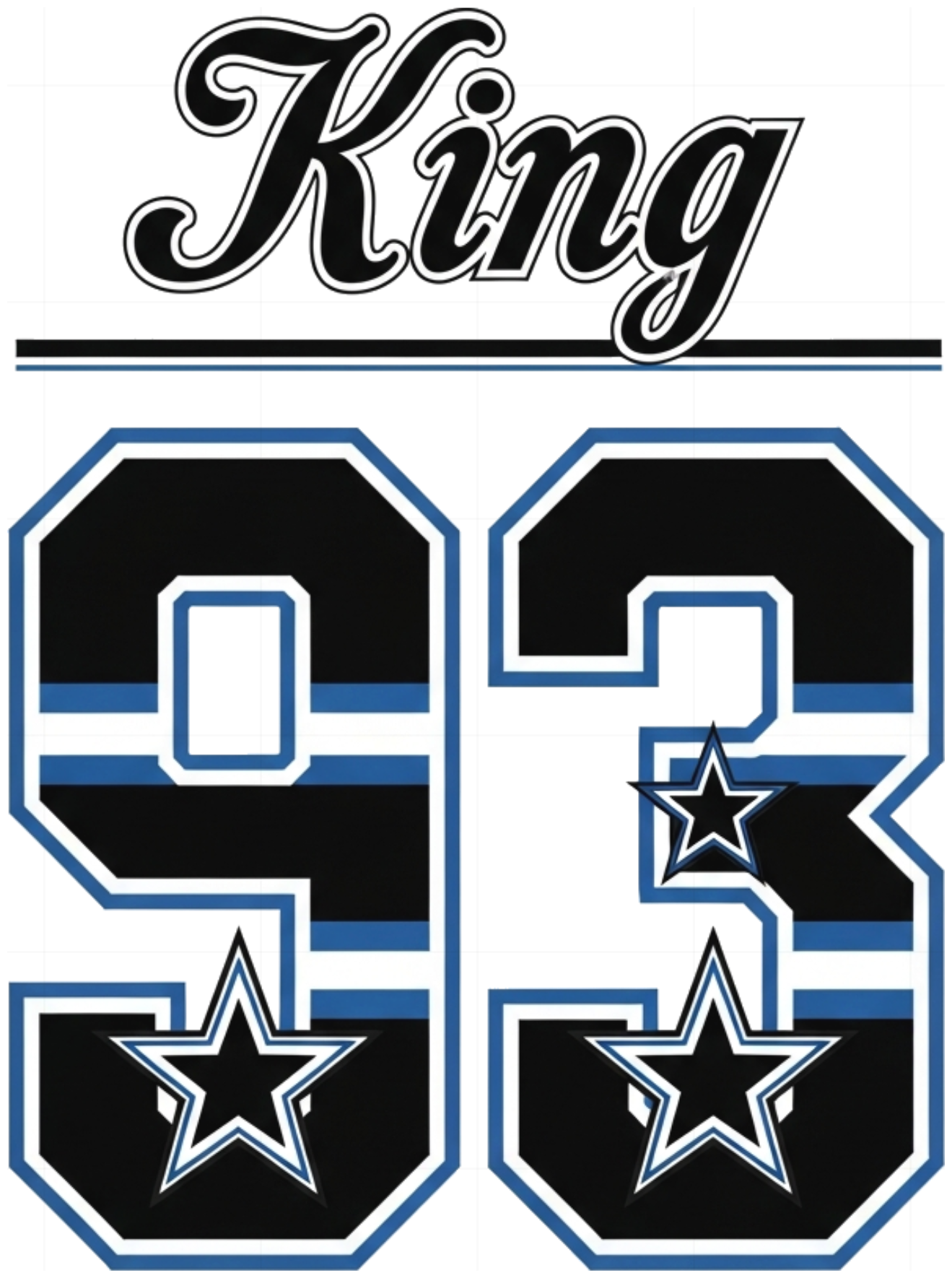 Áo Thun King 93 Streetwear Unisex Form Rộng Cotton Cao Cấp - 100626-14-48-TJY