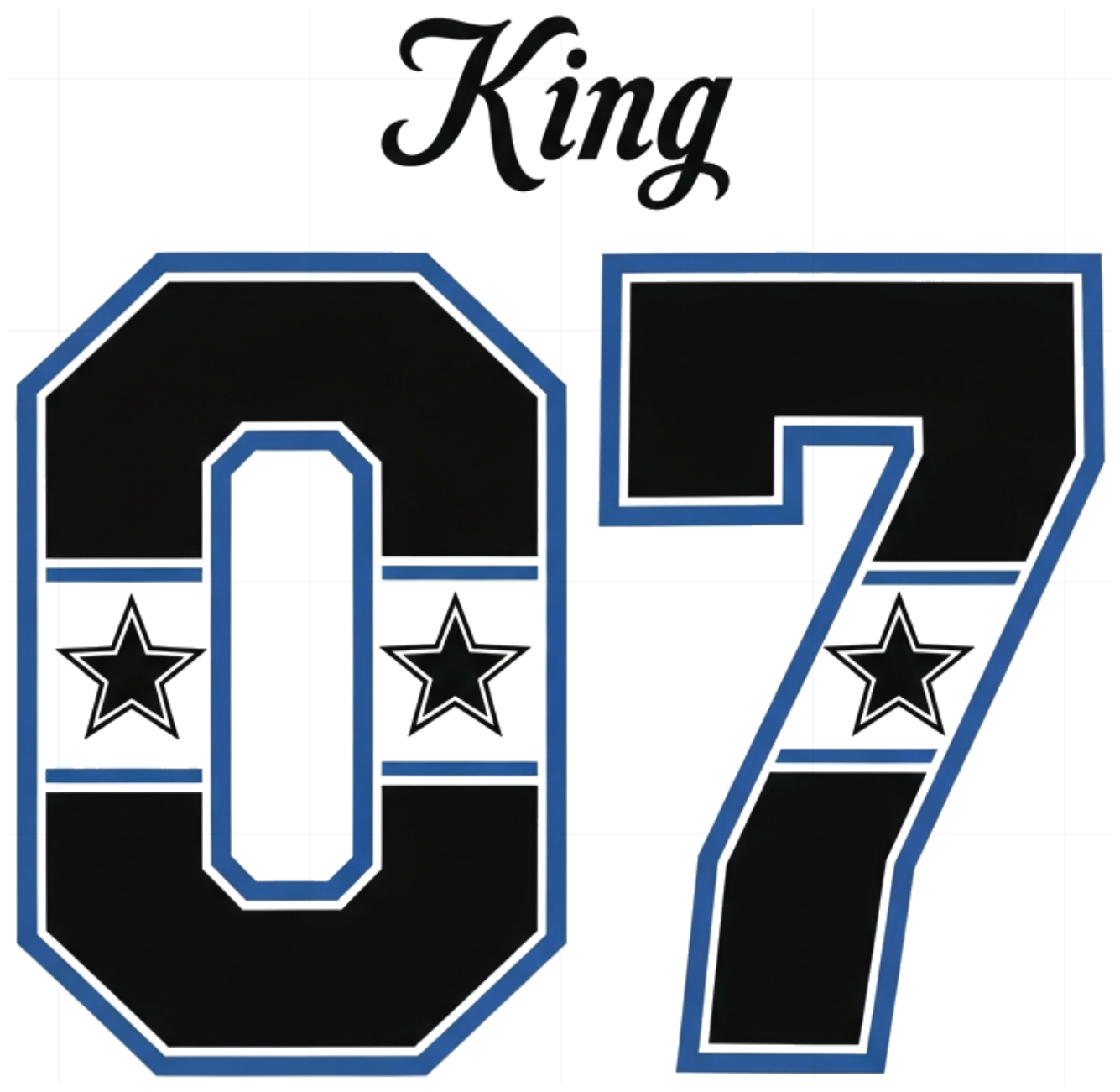 Áo Thun Unisex King 07 Streetwear Form Rộng Cotton Cao Cấp - 100626-14-51-UDF