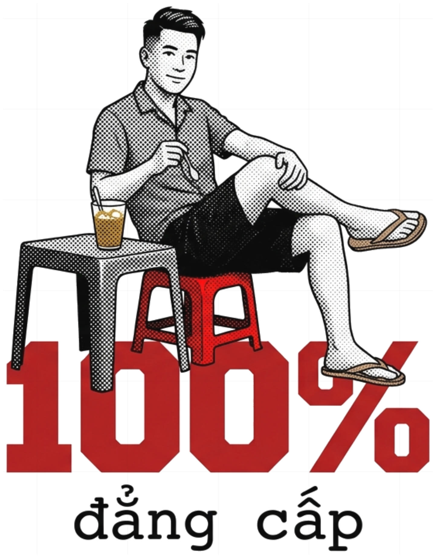 Áo Thun Hình In Người Ngồi Ghế Cóc Cà Phê 100% Đẳng Cấp Form Rộng Cotton Streetwear Unisex - 100826-16-26-BHU