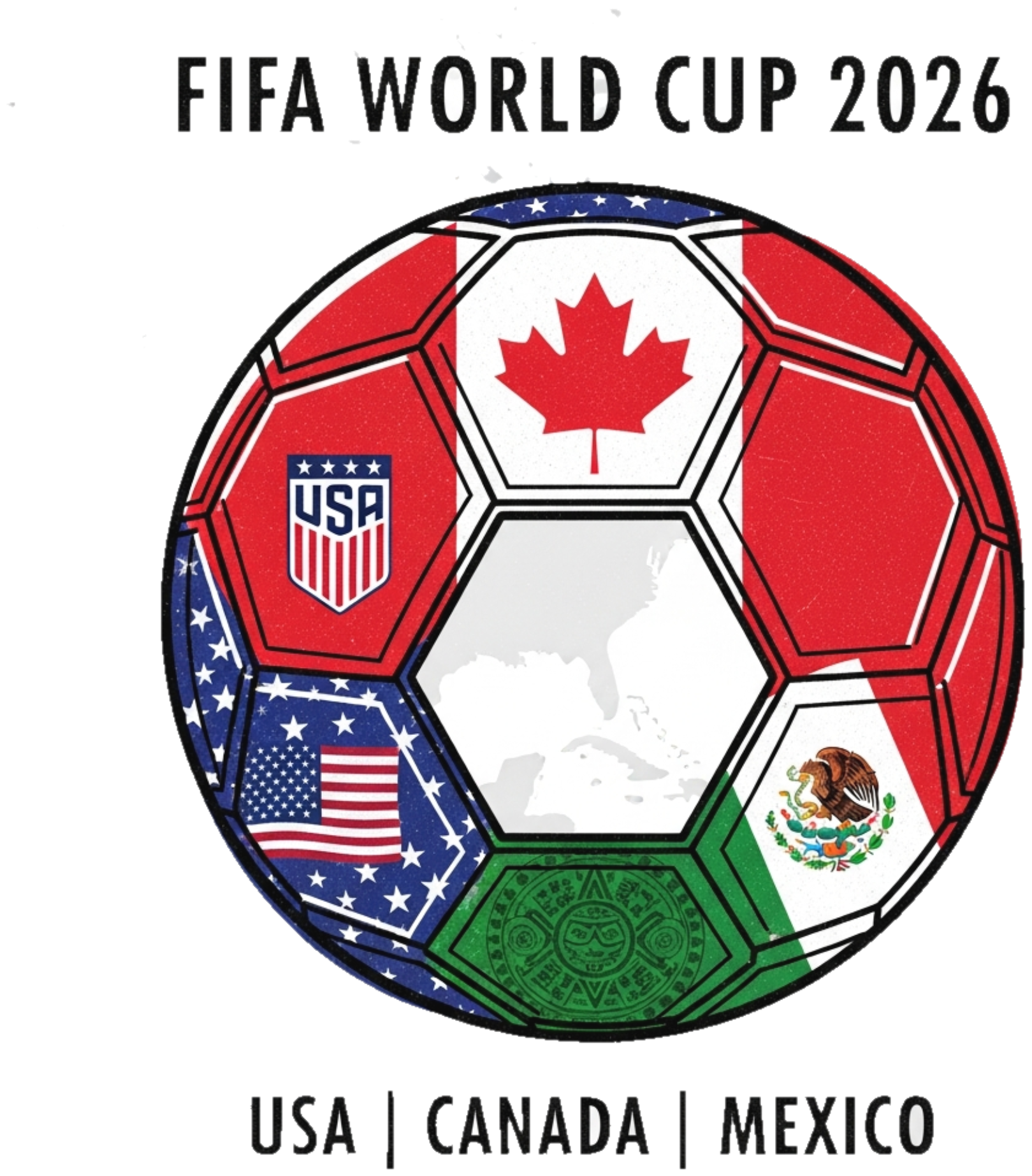 Áo Thun Trắng In Chữ Design Chào Đón FIFA 2026 - 110526-16-44-WLL