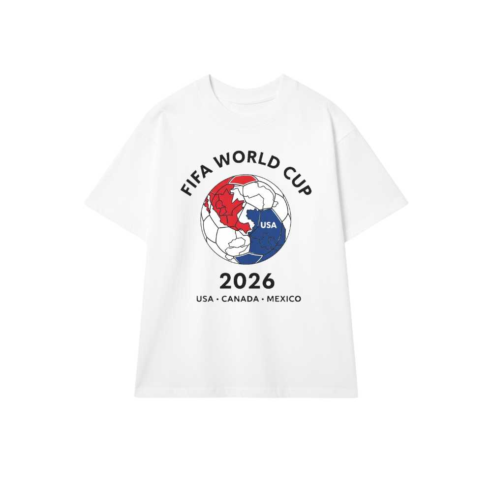 Áo Thun Trắng In Hình FIFA 2026 Design - 110526-16-55-PAY