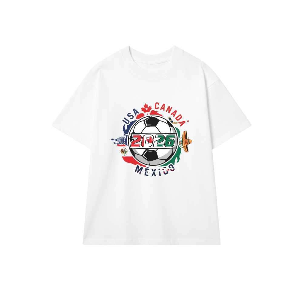 Áo Thun Trắng FIFA 2026 Design Mỹ Canada Mexico - 110526-16-55-VSR