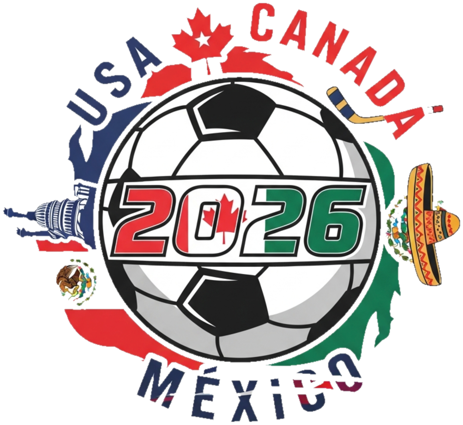 Áo Thun Trắng FIFA 2026 Design Mỹ Canada Mexico - 110526-16-55-VSR