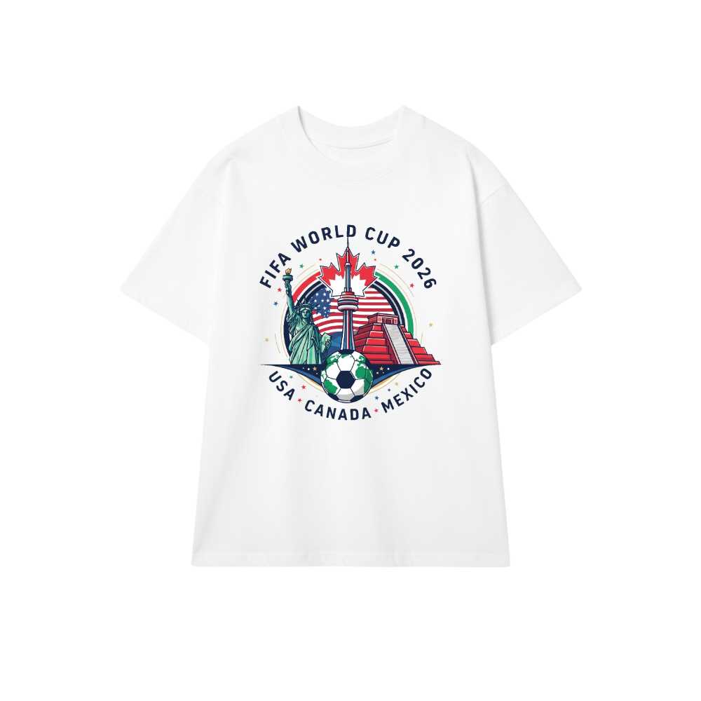 Áo Thun Trắng In Hình FIFA World Cup 2026 - Design - 110526-16-55-ZJA