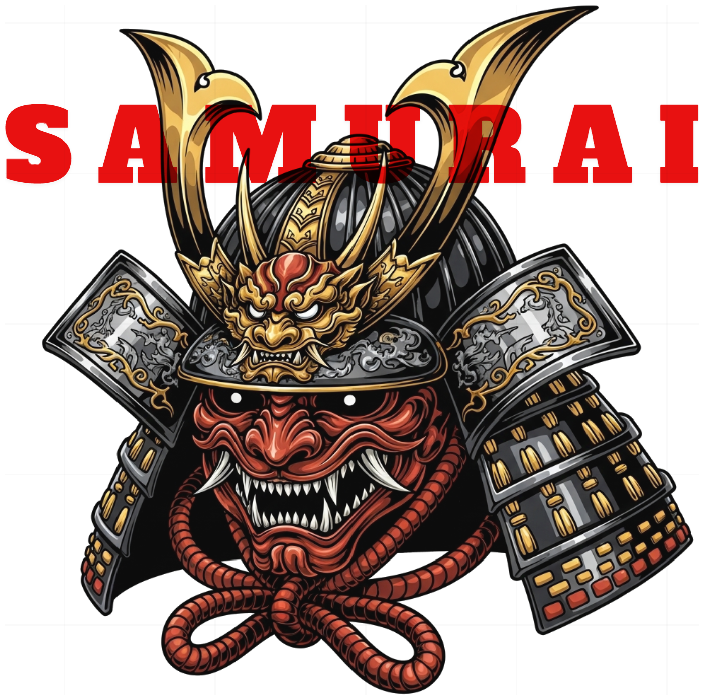 Áo Thun Samurai Trắng Form Rộng Cotton Co Giãn 4 Chiều - 120626-15-00-VQR