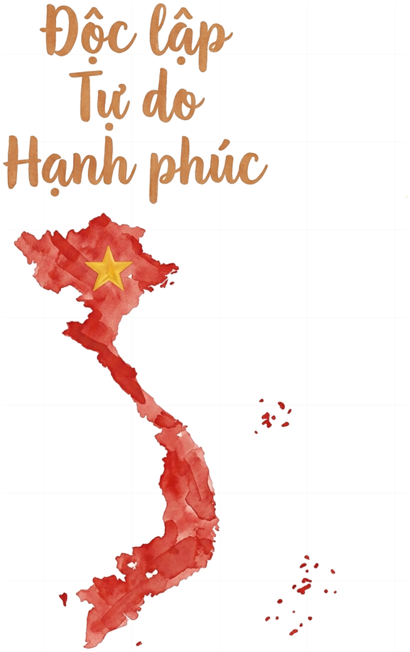 Áo Thun Unisex In Hình Bản Đồ Việt Nam Độc Lập Tự Do Hạnh Phúc Cotton Form Rộng Phông Vintage - 120826-09-14-CNP