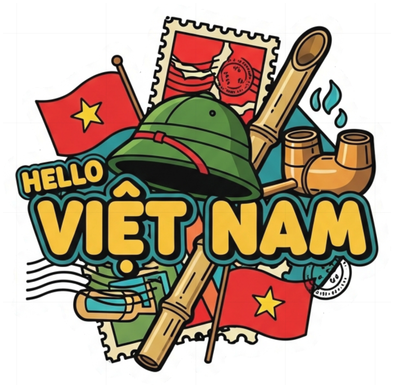Áo Thun Trắng In Hình Việt Nam Độc Đáo Thời Trang - 130426-14-57-DTS