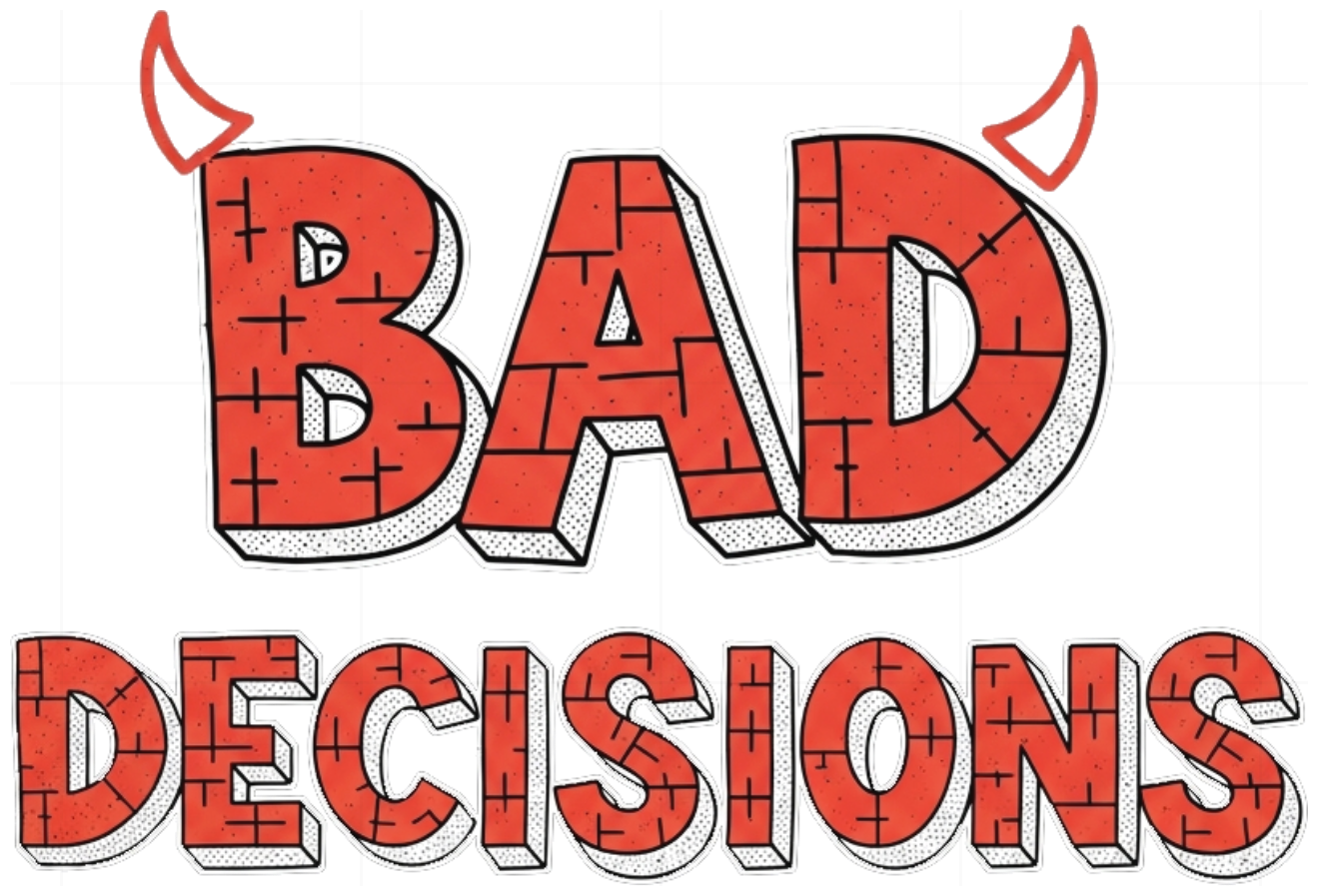 Áo thun Bad Decisions Streetwear Unisex Form Rộng Cotton Cao Cấp - 130626-14-51-PGT