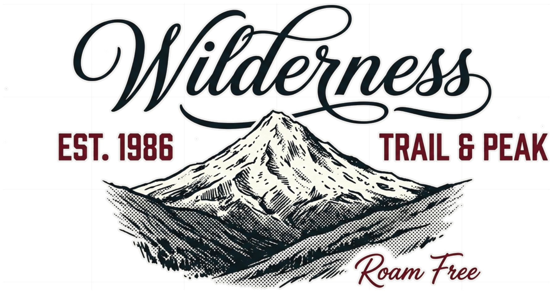 Áo Thun Trắng Unisex Wilderness Vintage Adventure Form Rộng Cotton Cực Chất 130826-09-01-KQP