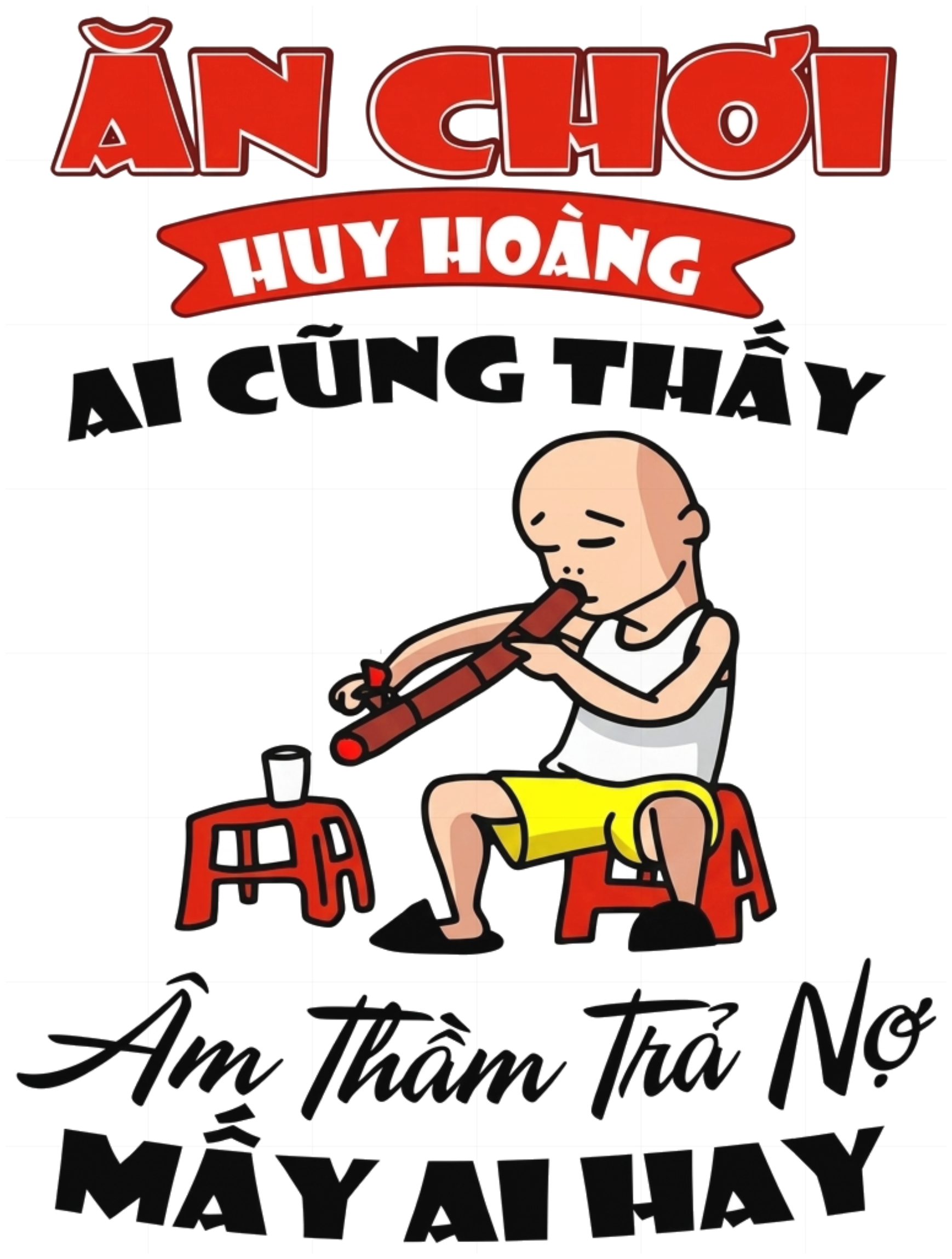 Áo Thun Ăn Chơi Huy Hoàng Unisex Form Rộng Streetwear Graphic Tee vietnam.yo - 131026-16-08-JHK