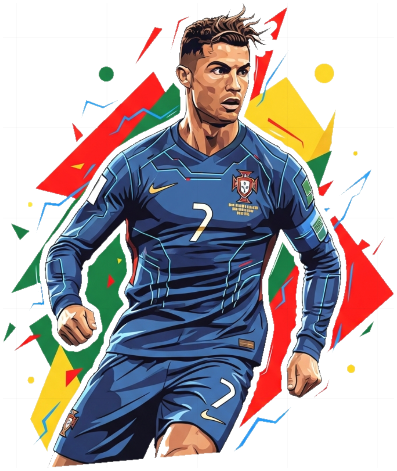 ÁO THUN CR7 WORLD CUP 2026 DESIGN - ÁO PHÔNG TRẮNG UNISEX COTTON CỰC CHẤT FORM RỘNG - 140526-14-21-AXF