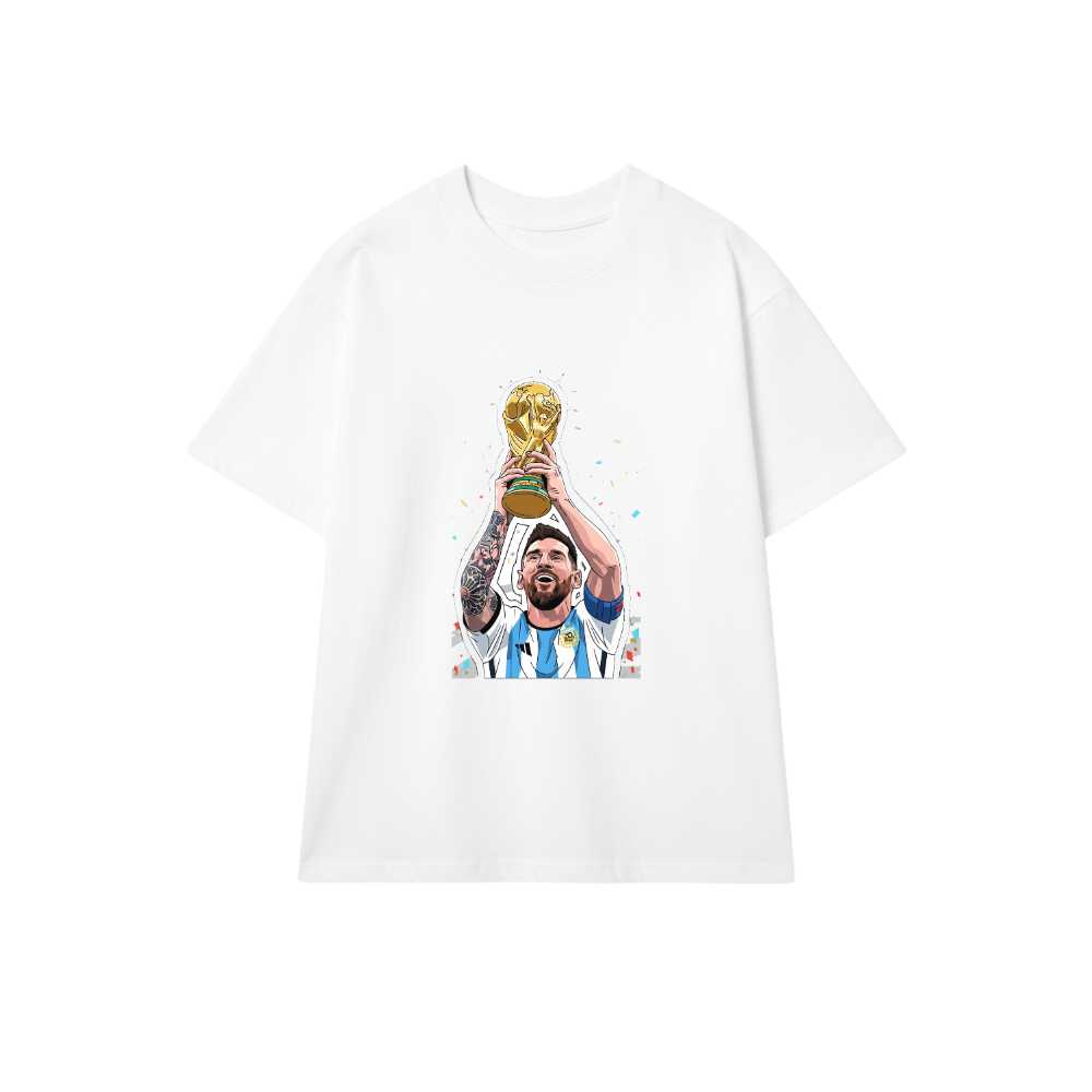 Áo Thun Messi Cầm Cúp FIFA 2026 - Thiết Kế Design - 140526-15-22-JRM