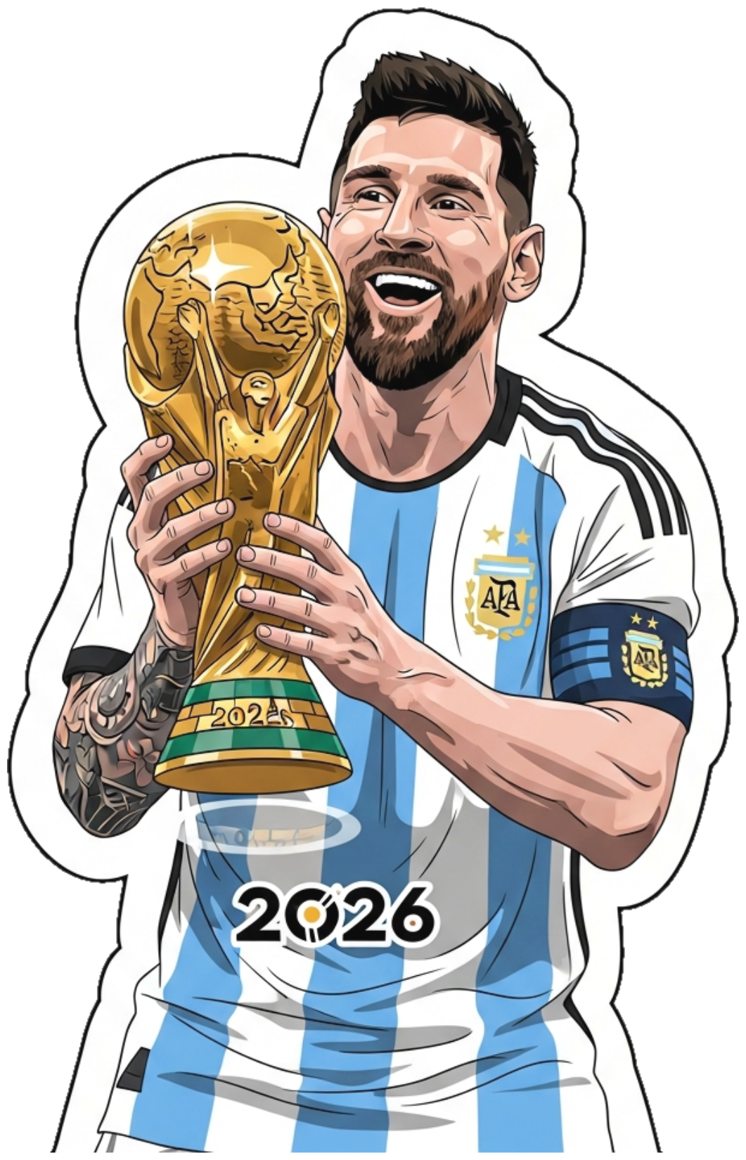 Áo Thun Trắng In Hình Manga Football Design - 140526-15-22-XIU