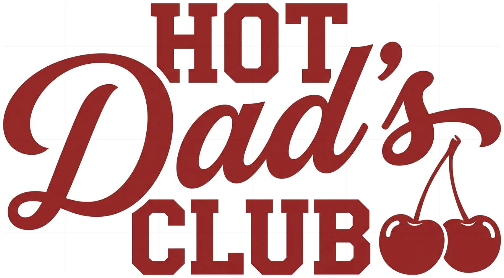 Áo thun tay lỡ unisex VNXK HAMCHOI Trắng cotton Hot Dads Club Tee - 140726-16-06-CGR