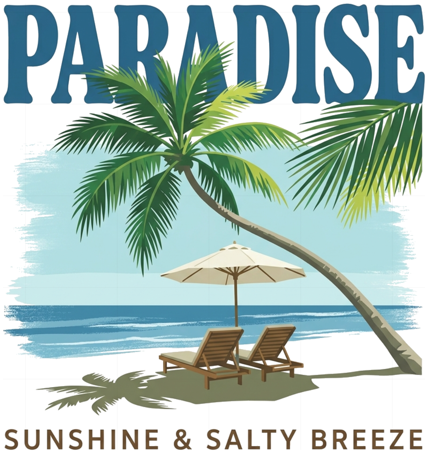 Áo Thun Paradise Vintage Retro Tropical Form Rộng Cotton Unisex Đi Biển Cực Chất - 140926-15-49-EOU