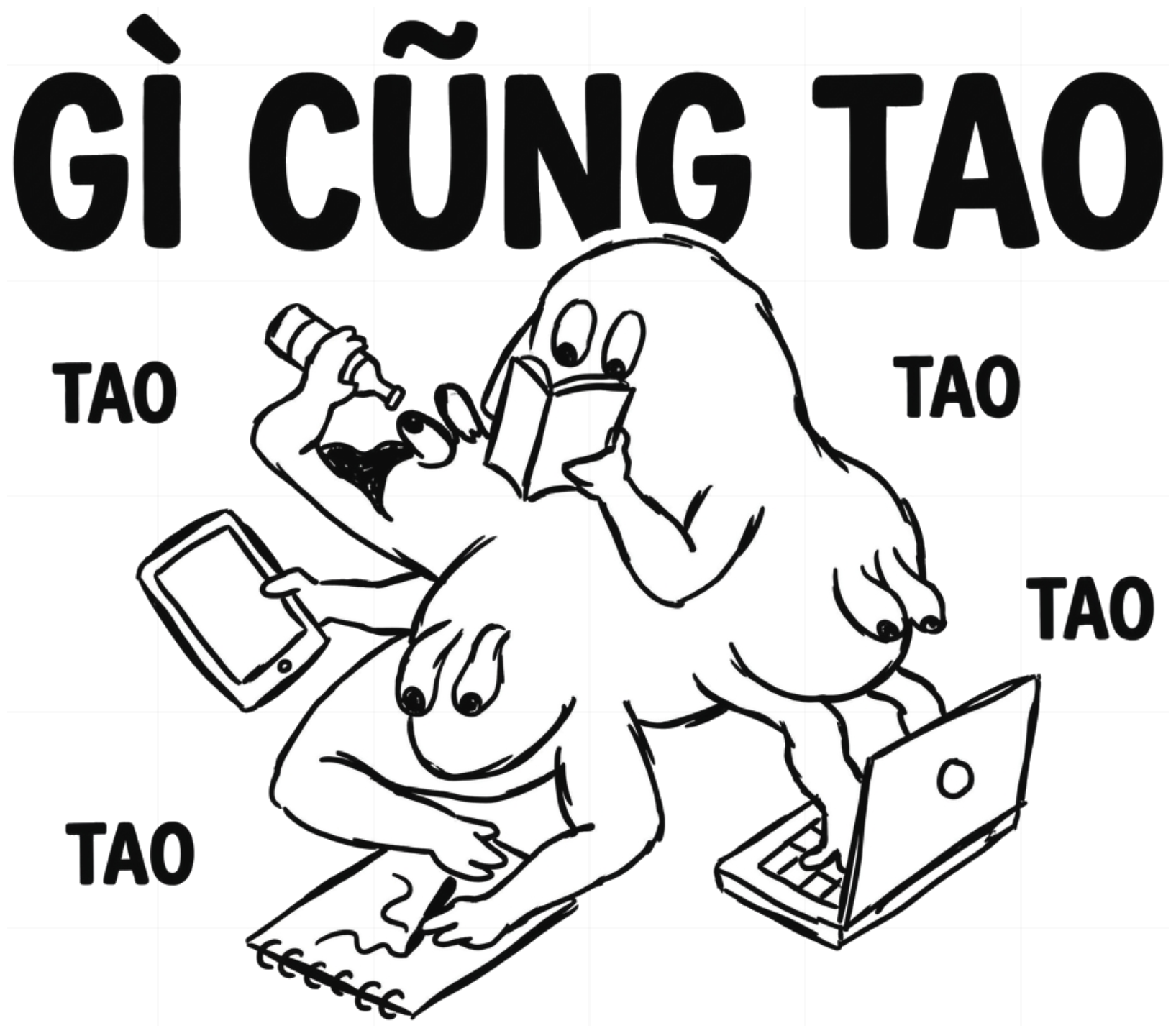 Áo Thun Gì Cũng Tao Unisex Gen Z Form Rộng Streetwear Graphic Tee vietnam.yo - 140926-16-23-INH