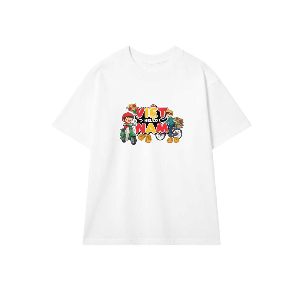 Áo Thun Đỏ Design VIET NAM Phong Cách Streetwear - 150426-10-28-NER