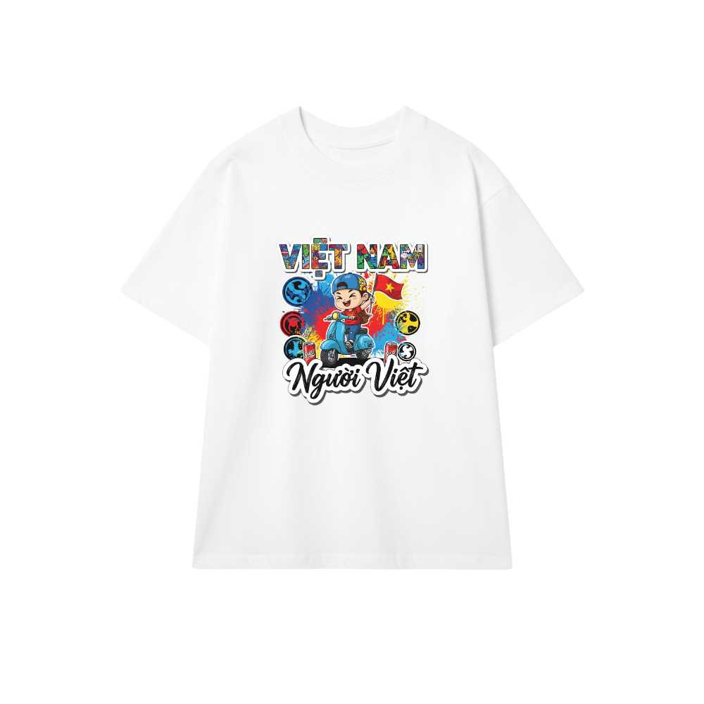 Áo Thun Đỏ In Hình Chibi Việt Nam Style Pop-Art - 150426-11-01-ERZ