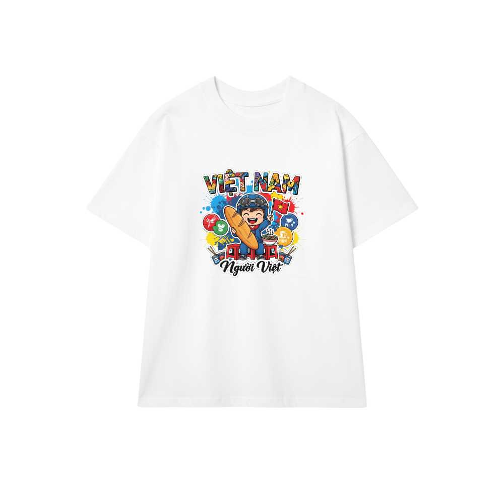 Áo Thun Đỏ Urban Pop-Art Việt Nam Street Food Design - 150426-11-09-USB