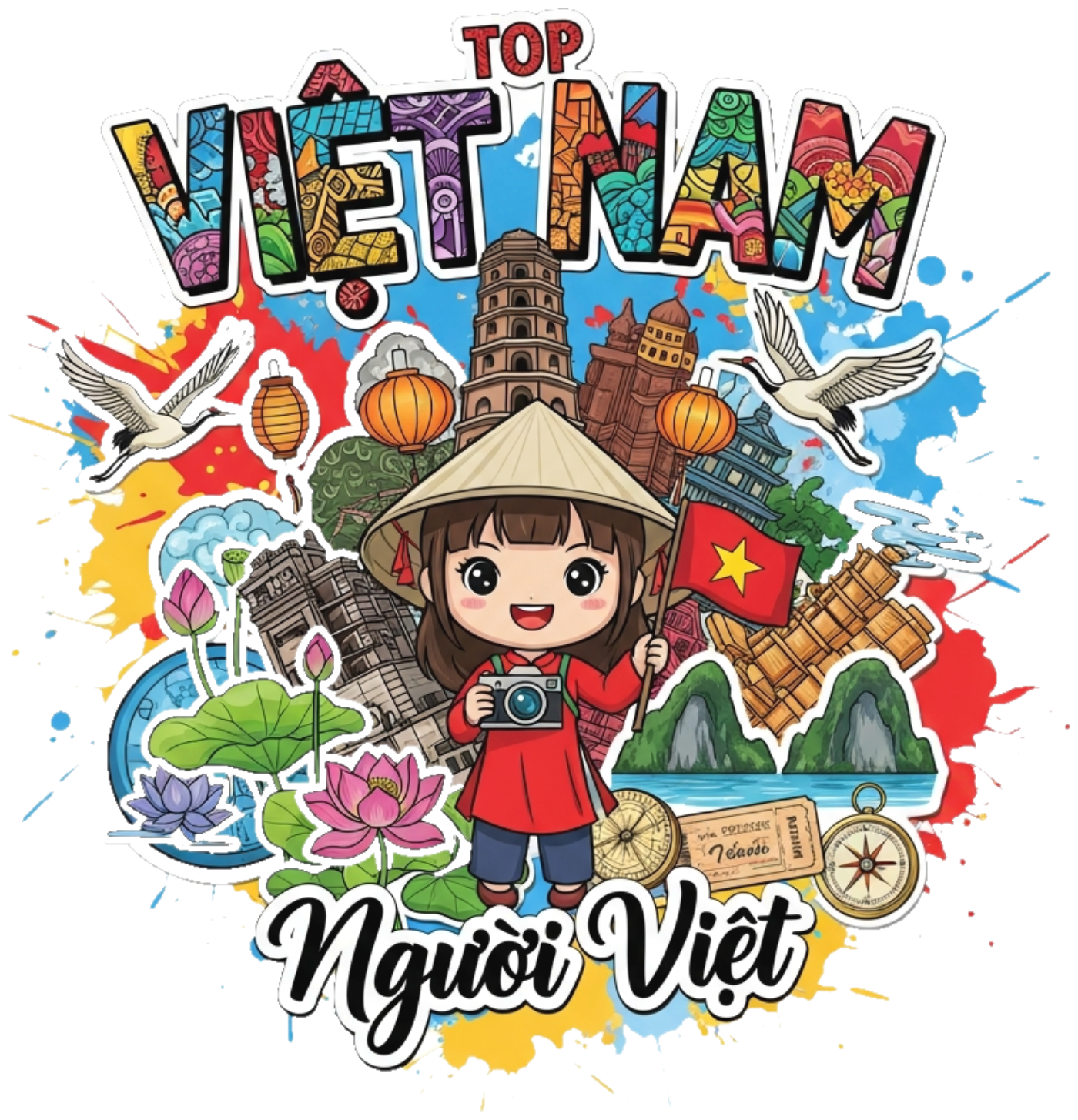 Áo Thun Đỏ In Hình Việt Nam Pop-Art Độc Đáo - Design - 150426-11-39-JVY