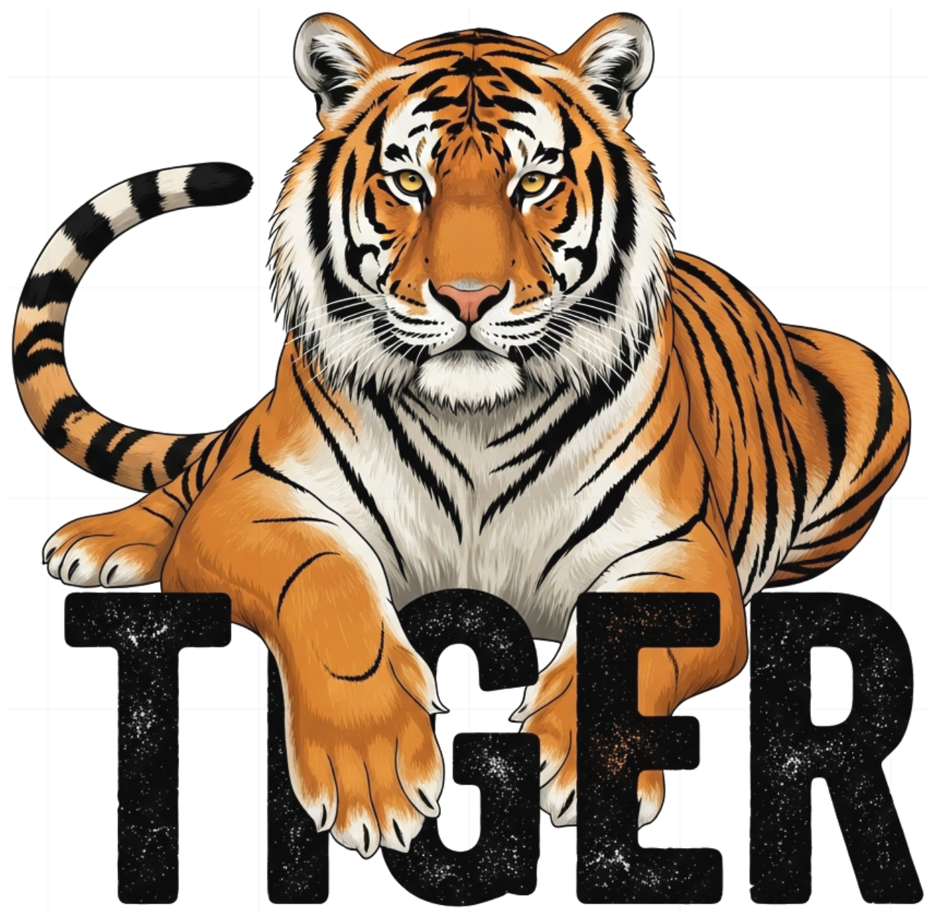 Áo Thun Tiger Vintage Form Rộng Cotton Màu Kem Unisex Cực Chất - 150626-14-43-VLP