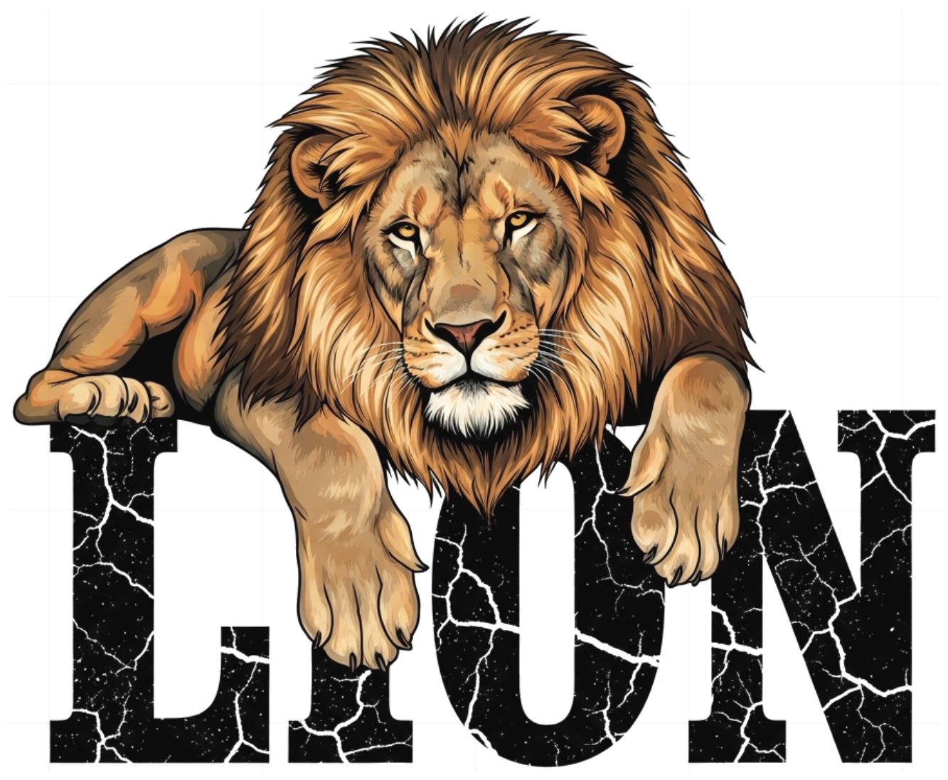 Áo Thun Sư Tử Lion Vintage Streetwear Form Rộng Cotton Màu Kem - 150626-14-47-YJZ