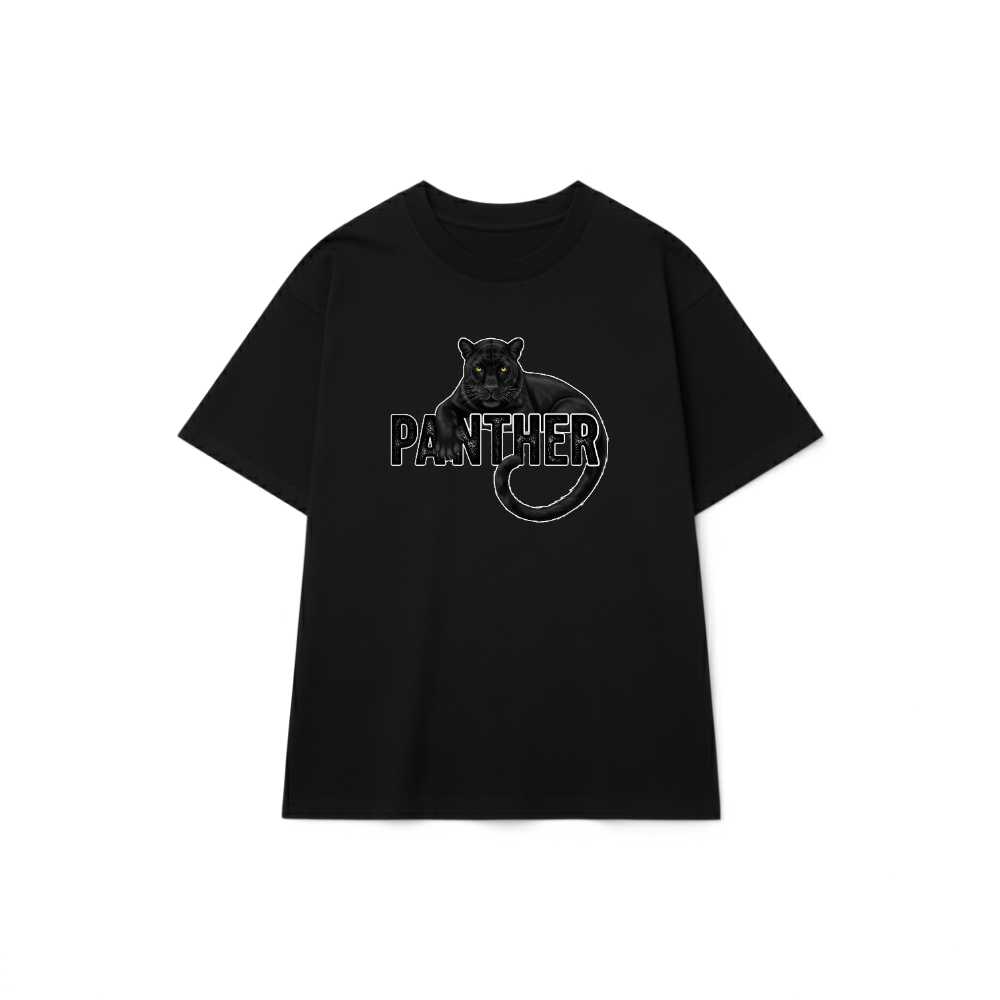 Áo Thun Báo Đen Panther Streetwear Form Rộng Cotton Premium - 150626-14-55-DLF