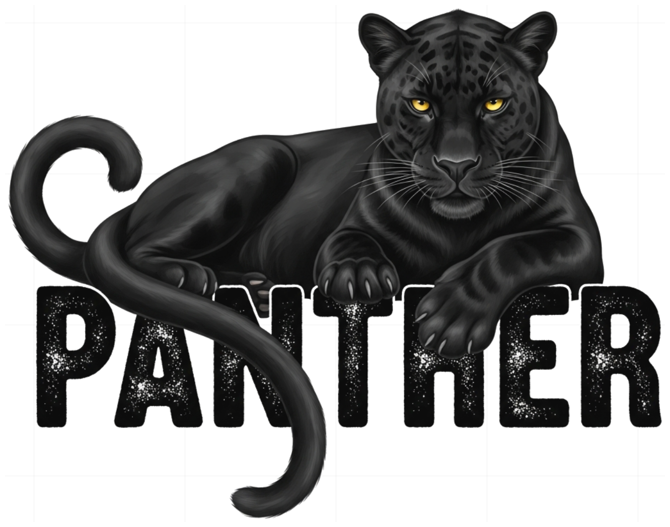Áo Thun Trắng Panther Báo Đen Form Rộng Cotton Cao Cấp - 150626-14-55-RIX