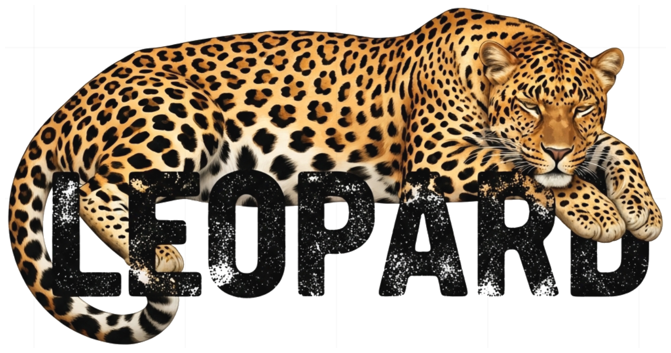 Áo Thun Trắng In Hình Báo Đốm Leopard Form Rộng Unisex Cotton Co Giãn - 150626-15-06-ALQ