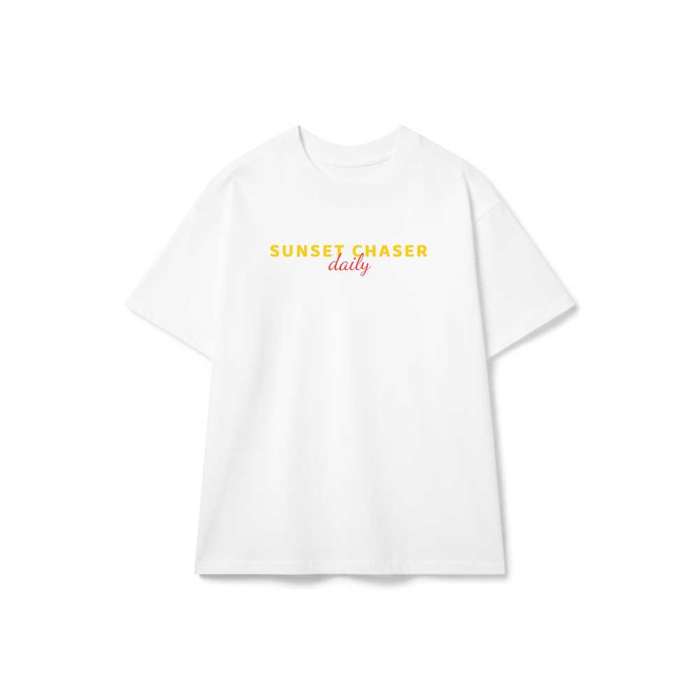 Áo Thun Unisex SUNSET CHASER Cotton 100% Form Rộng Oversize - 150626-16-50-ALQ