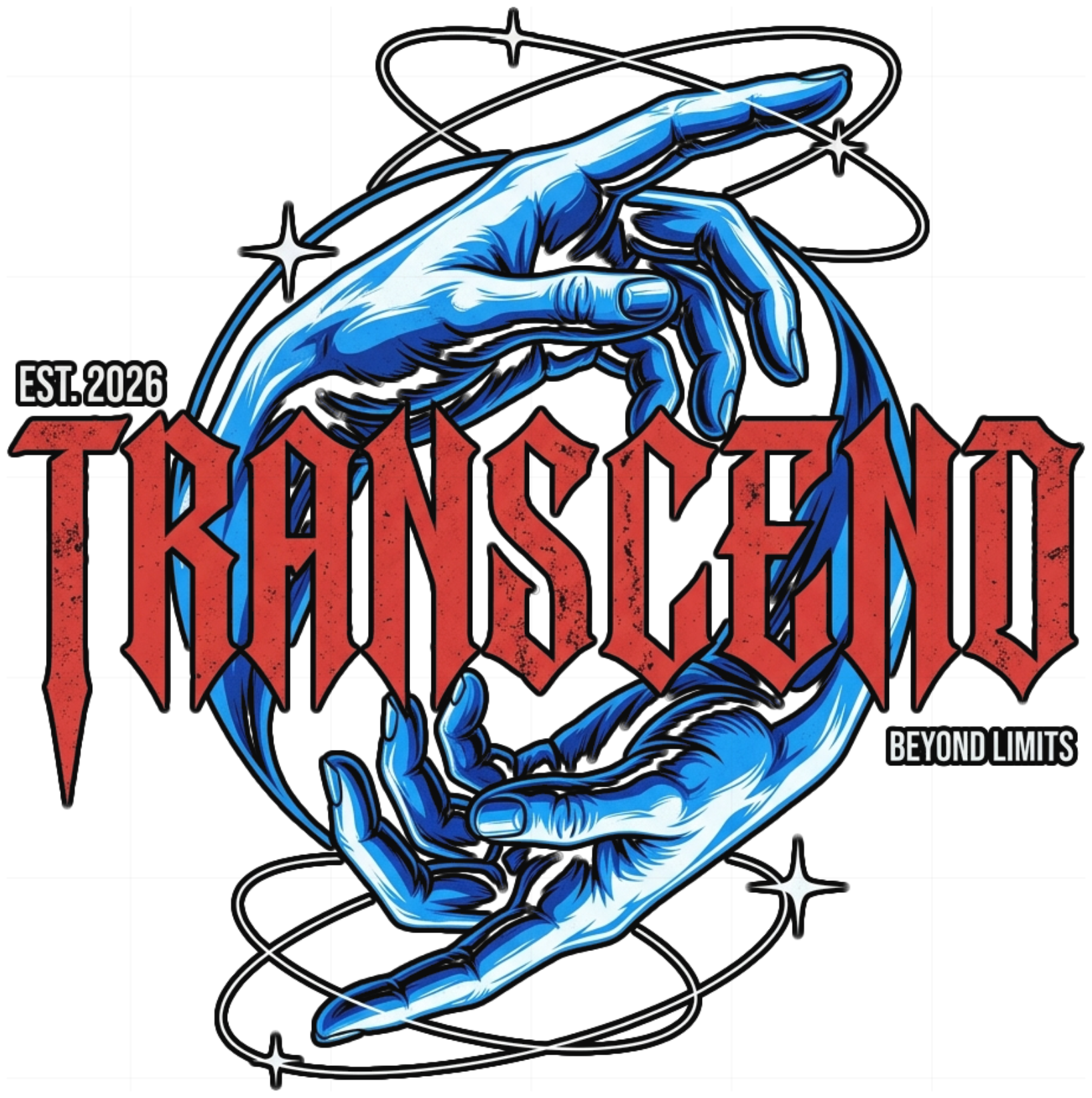 Áo Phông Unisex Gothic Futuristic TRANSCEND Streetwear Oversize Cotton 100% Cực Chất - 150826-18-13-SEQ