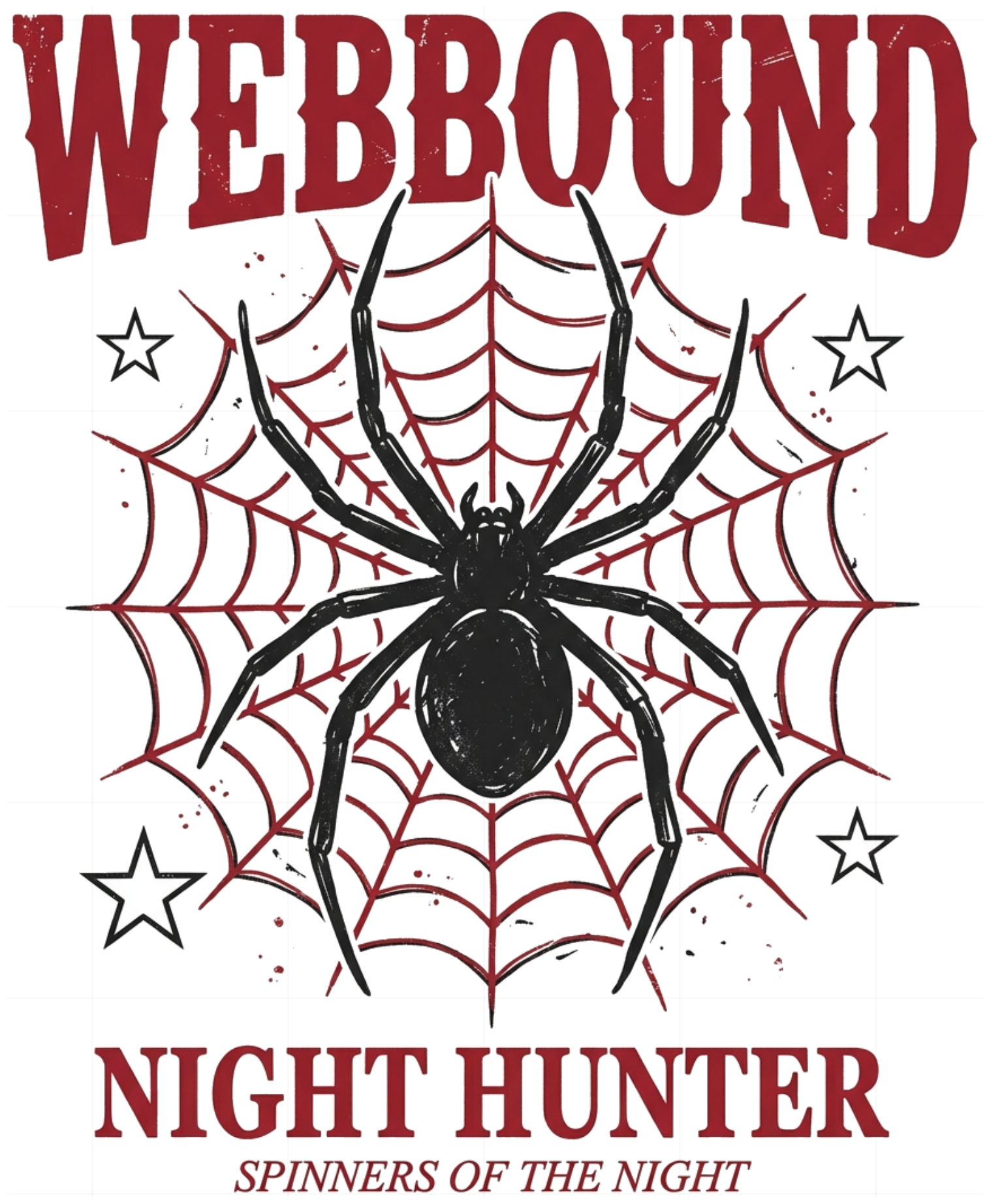 Áo Thun Webbound Spider Gothic Streetwear Vintage Áo Phông Unisex Form Rộng Cotton Cao Cấp - 150826-19-48-NZL