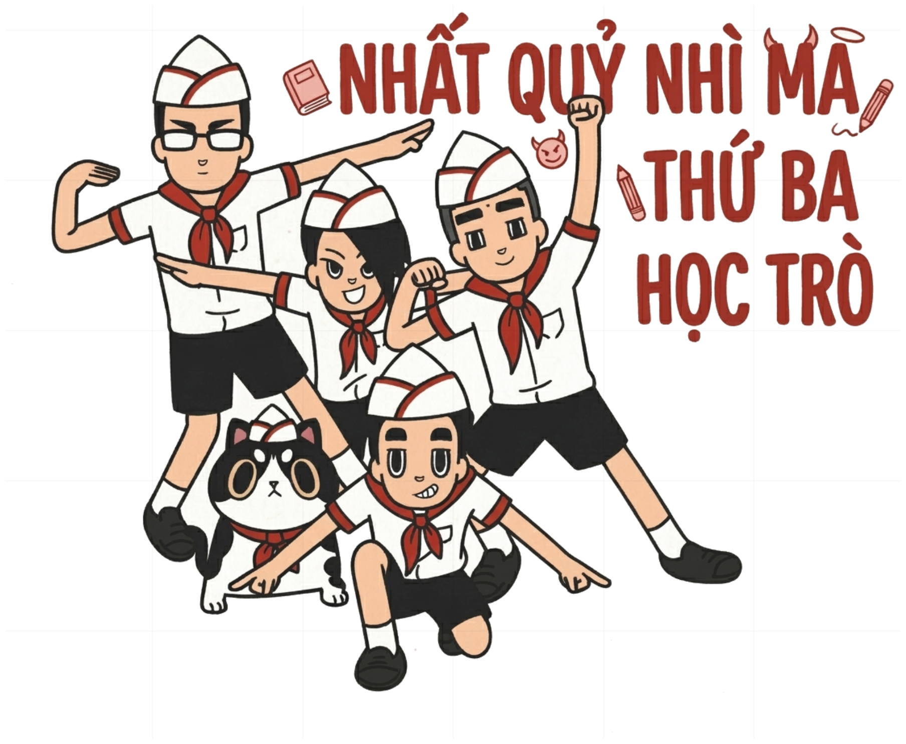 Áo Thun Nhất Quỷ Nhì Ma Unisex Form Rộng Retro Streetwear vietnam.yo - 150926-14-37-YEY