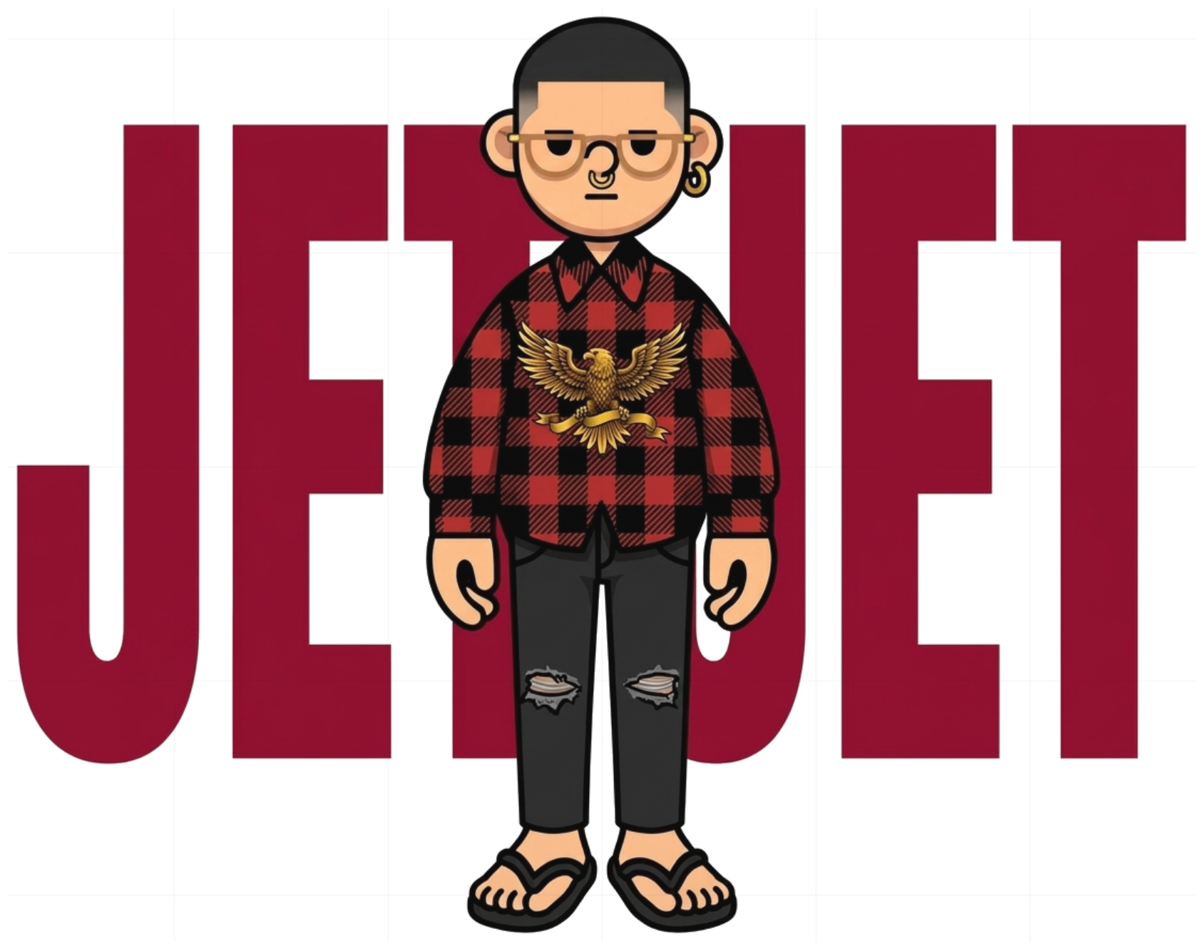 Áo Thun JETJET Eagle Urban Toy Unisex Form Rộng Streetwear vietnam.yo - 150926-15-14-ZGF