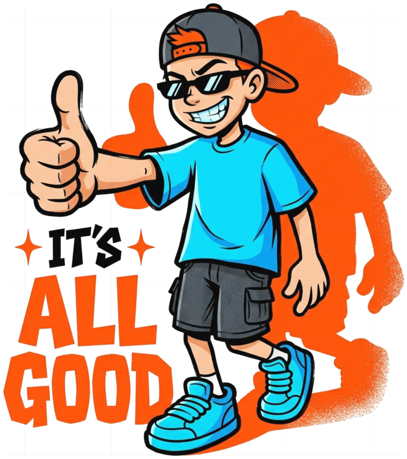Áo Thun Unisex Form Rộng Oversize In Hình Skater 90s Cotton Co Giãn 4 Chiều Cực Chất - 150926-15-20-DCD