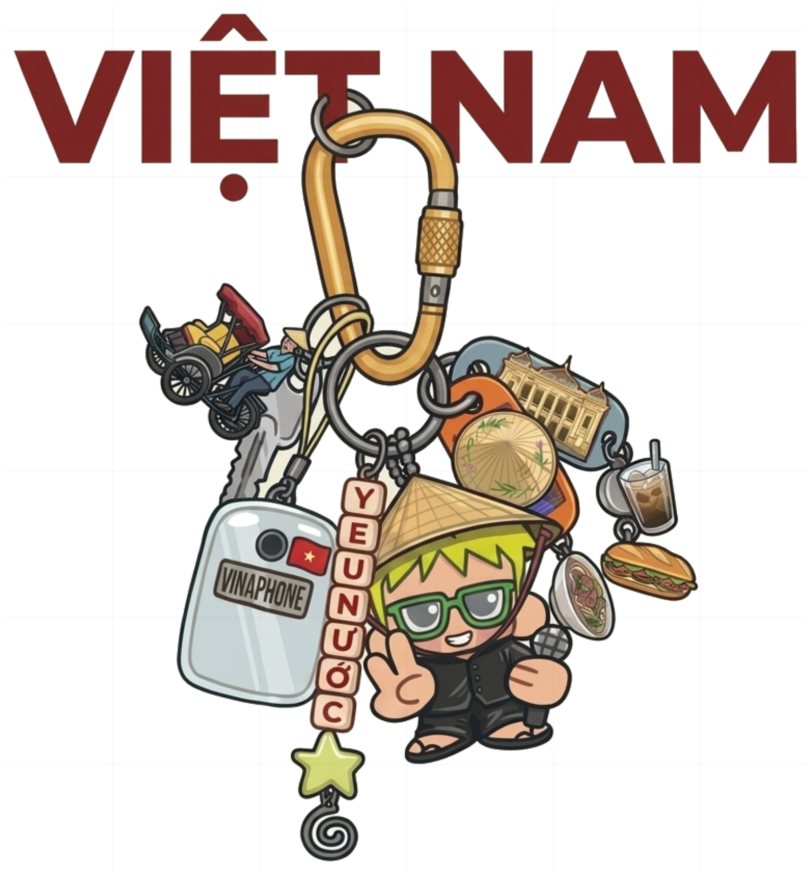 Áo Thun Charm Việt Nam Yêu Nước Unisex Oversize Streetwear vietnam.yo - 150926-15-29-SFF