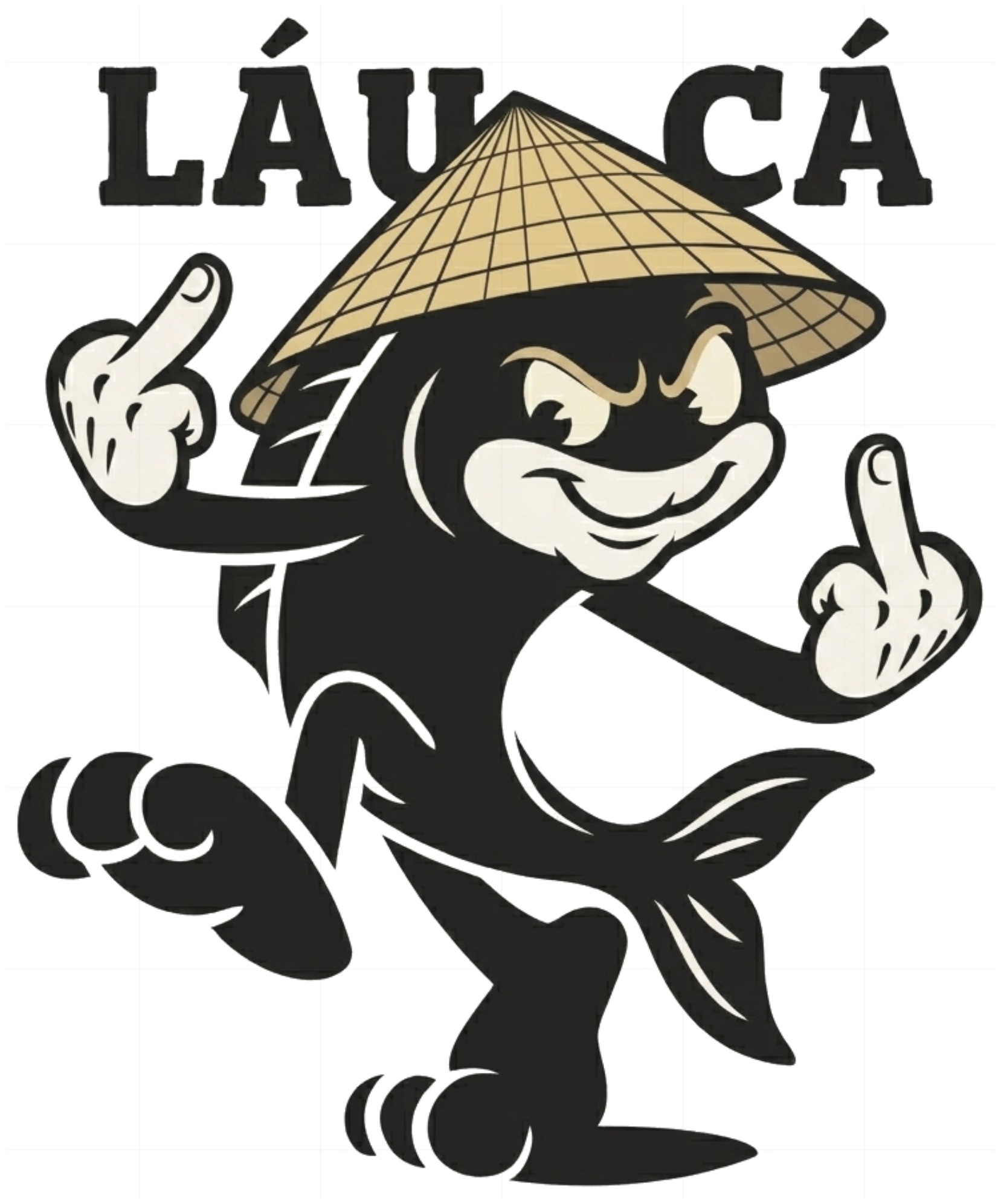 Áo Thun Cá Láu Cá Unisex Form Rộng Streetwear Retro vietnam.yo - 150926-15-57-NXI