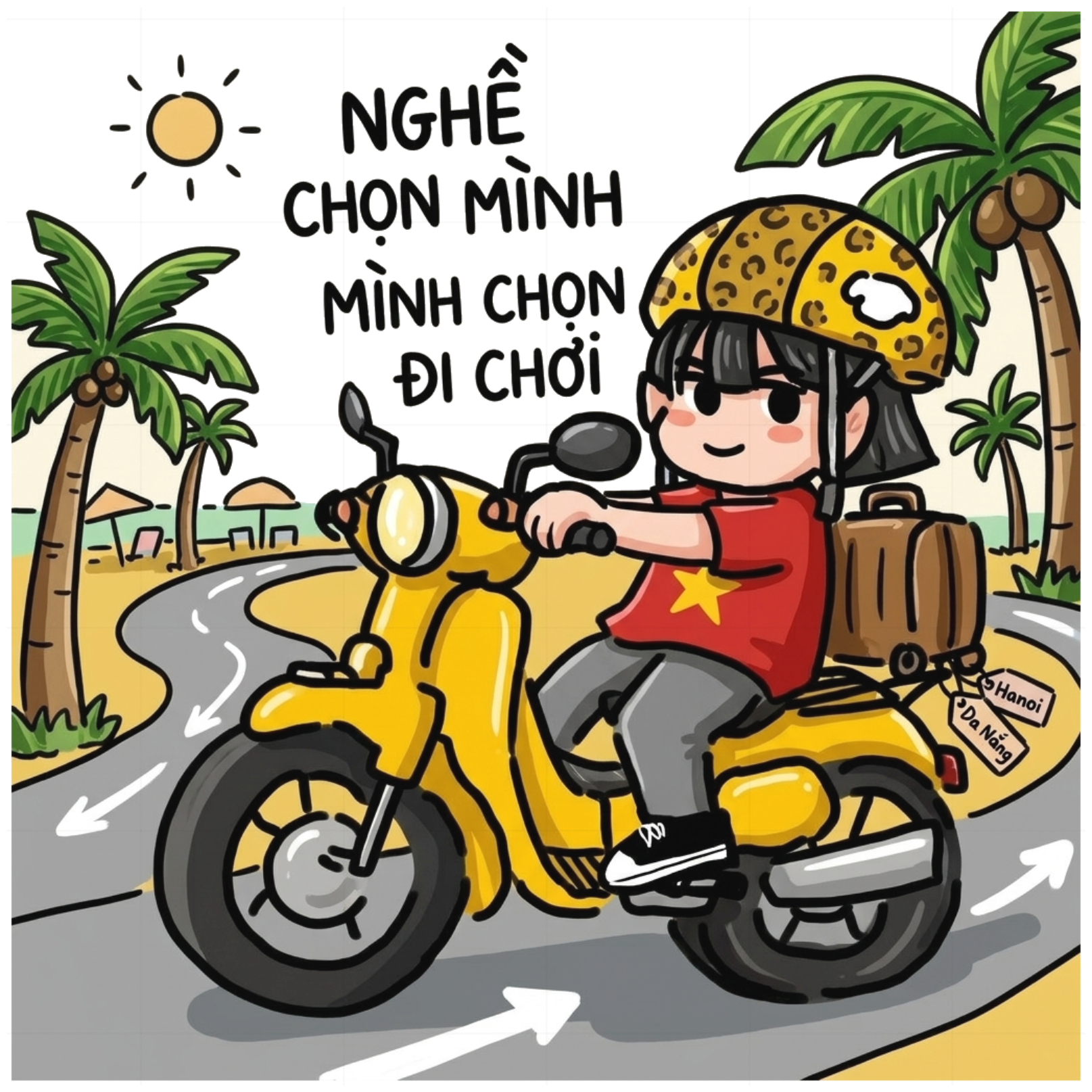 Áo Phông Nghề Chọn Mình Unisex Form Rộng Trendy Streetwear vietnam.yo - 150926-16-41-SHC