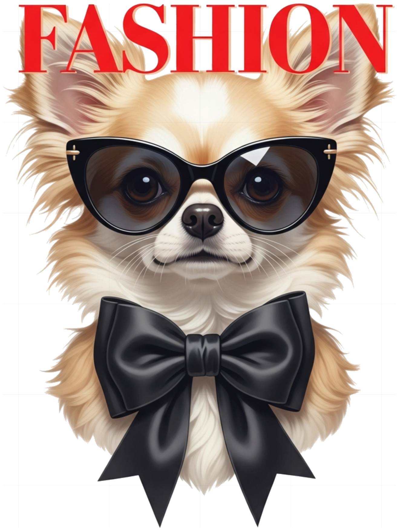 Áo Thun Unisex Chihuahua Fashion Diva Sang Chảnh Form Rộng Cotton - 160626-14-42-IMO