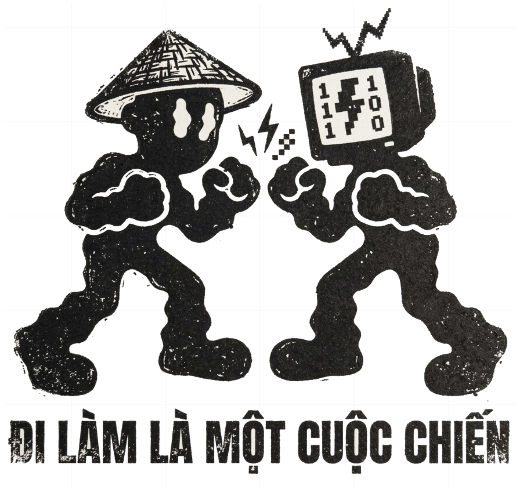 Áo Thun Võ Sĩ Công Sở Unisex Form Rộng Streetwear Retro vietnam.yo - 160926-16-13-ZQE